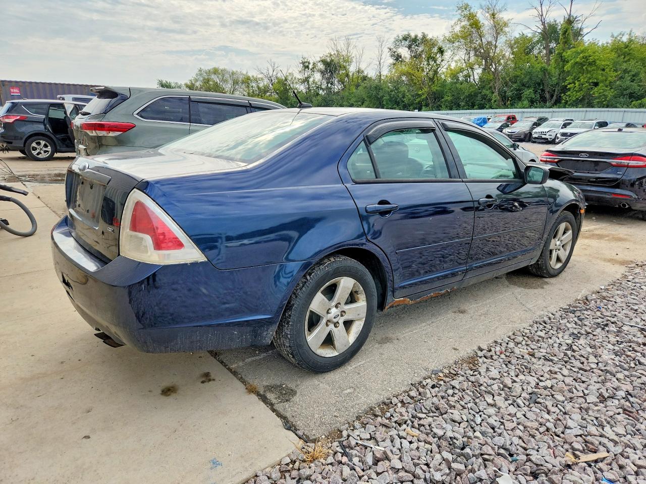 2009 Ford Fusion Se Blue vin: 3FAHP07Z19R173600