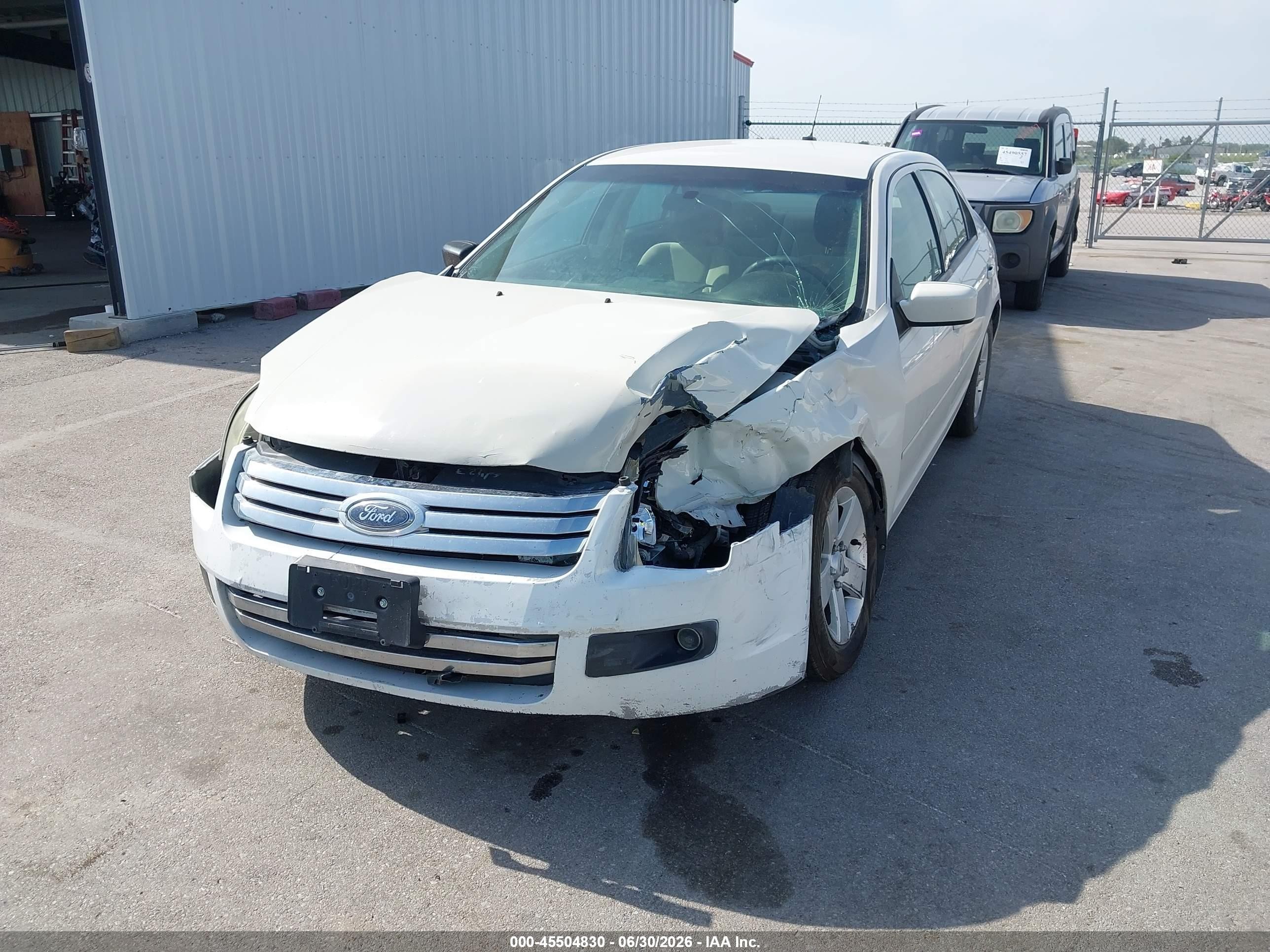2009 Ford Fusion Se White vin: 3FAHP07Z19R191384