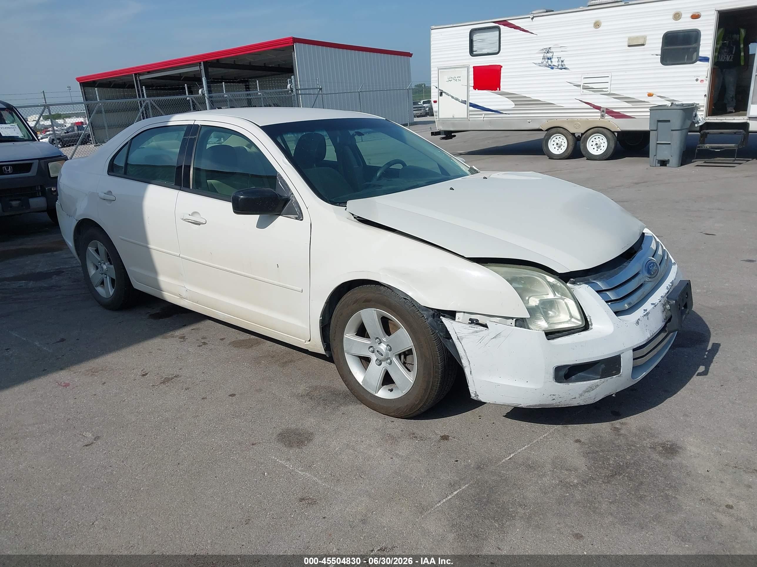 2009 Ford Fusion Se White vin: 3FAHP07Z19R191384
