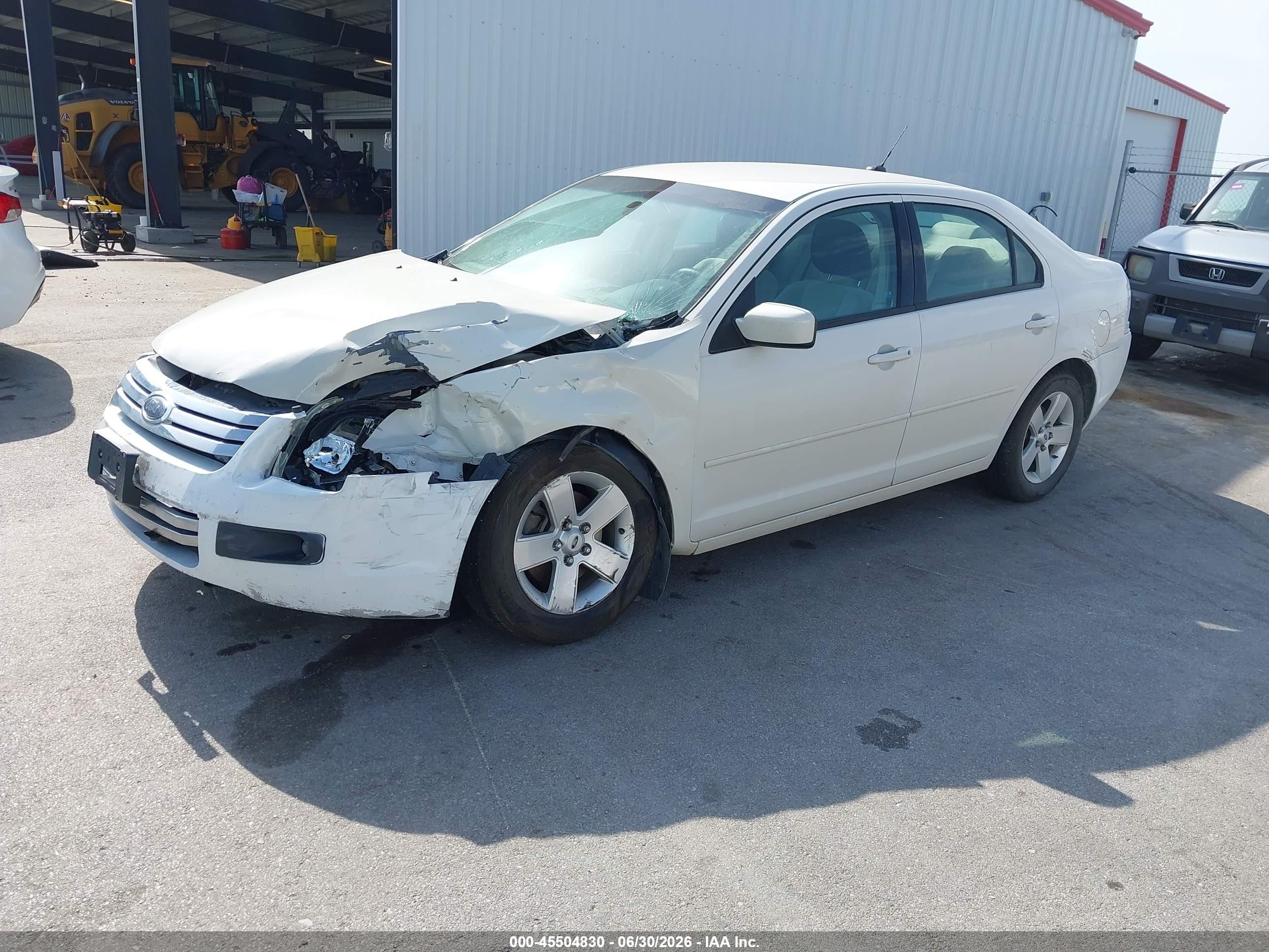 2009 Ford Fusion Se White vin: 3FAHP07Z19R191384