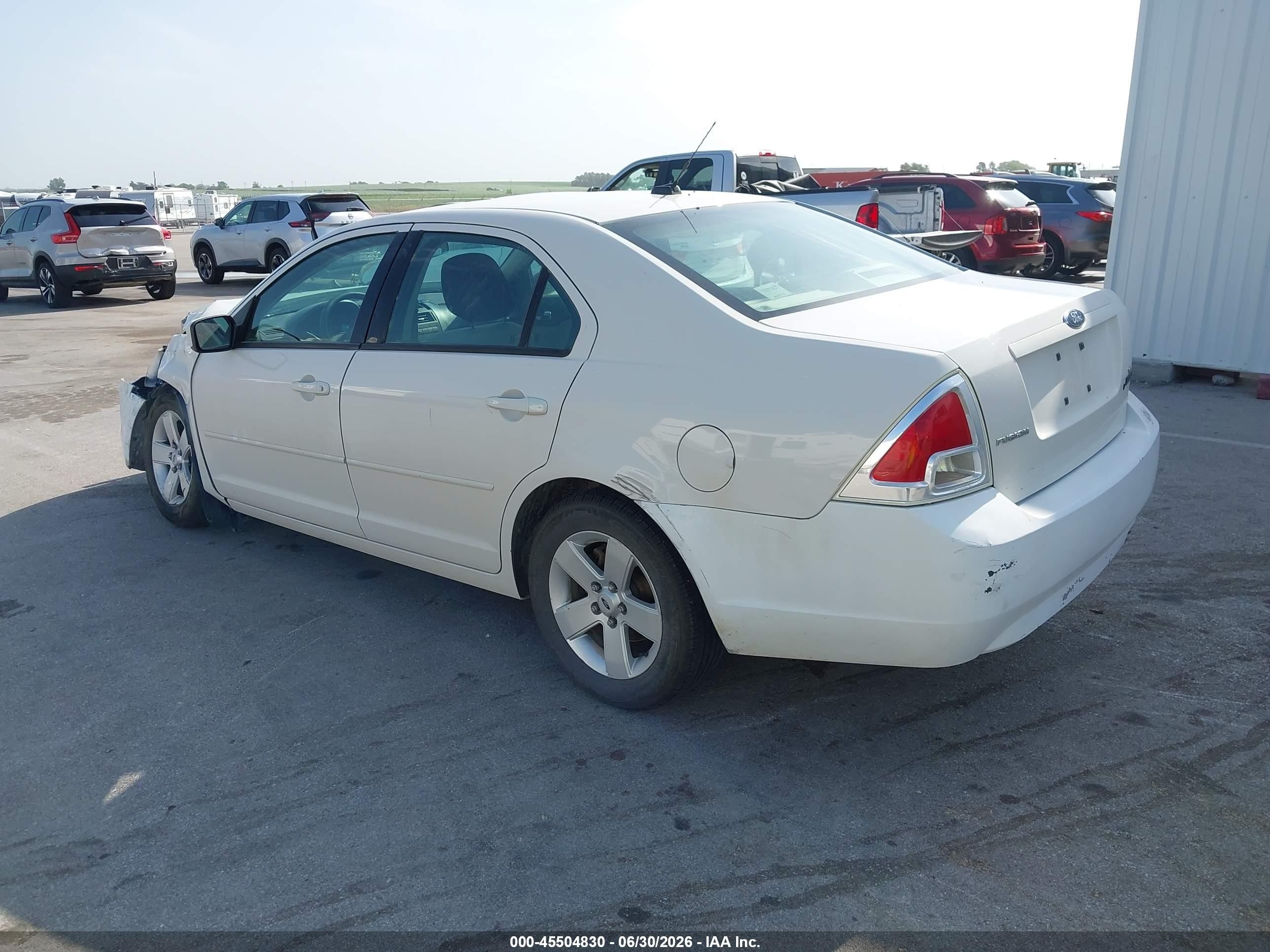 2009 Ford Fusion Se White vin: 3FAHP07Z19R191384