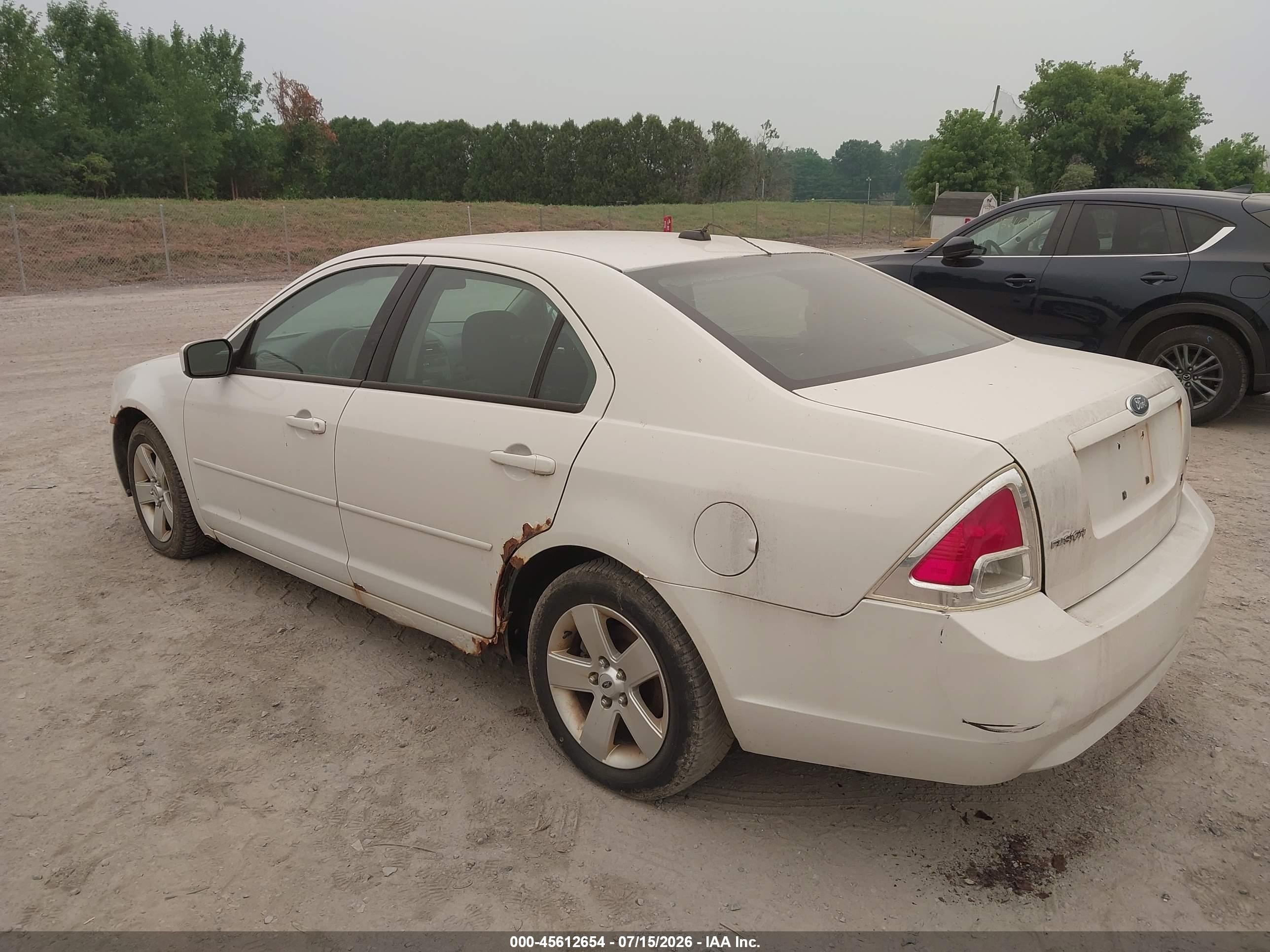 2009 Ford Fusion Se White vin: 3FAHP07Z19R211553