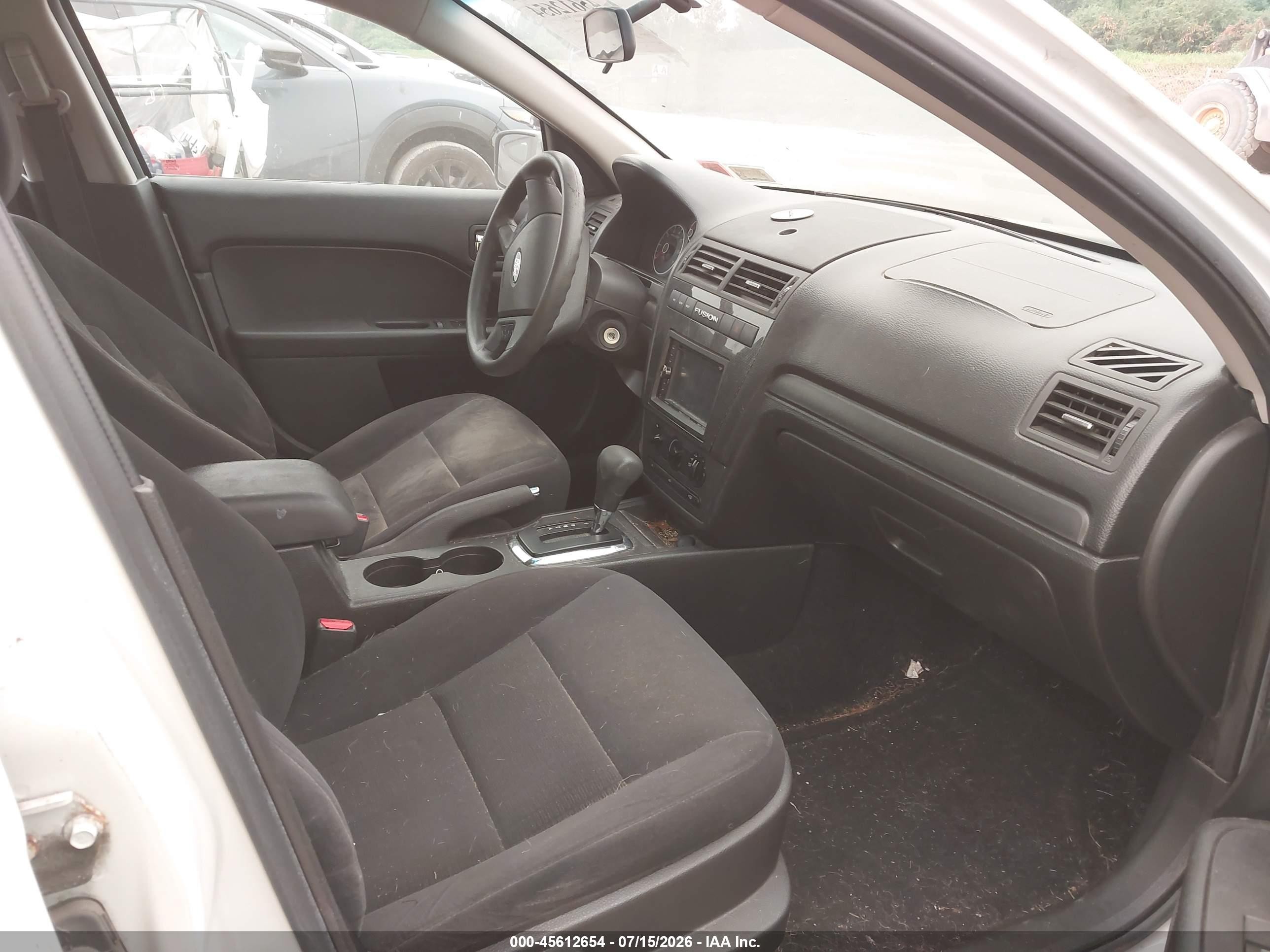 2009 Ford Fusion Se White vin: 3FAHP07Z19R211553
