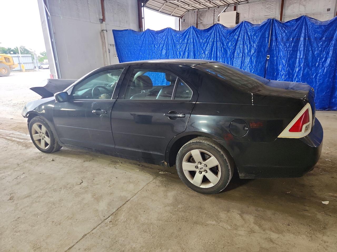 2007 Ford Fusion Se Black vin: 3FAHP07Z27R102841