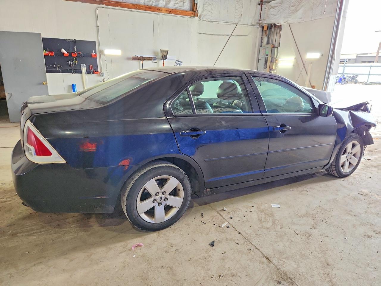 2007 Ford Fusion Se Black vin: 3FAHP07Z27R102841