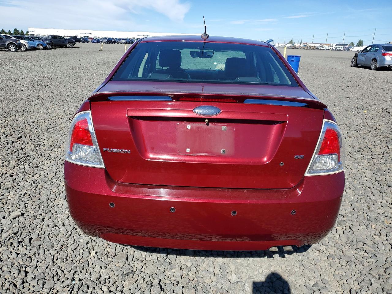 2007 Ford Fusion Se Red vin: 3FAHP07Z27R132826