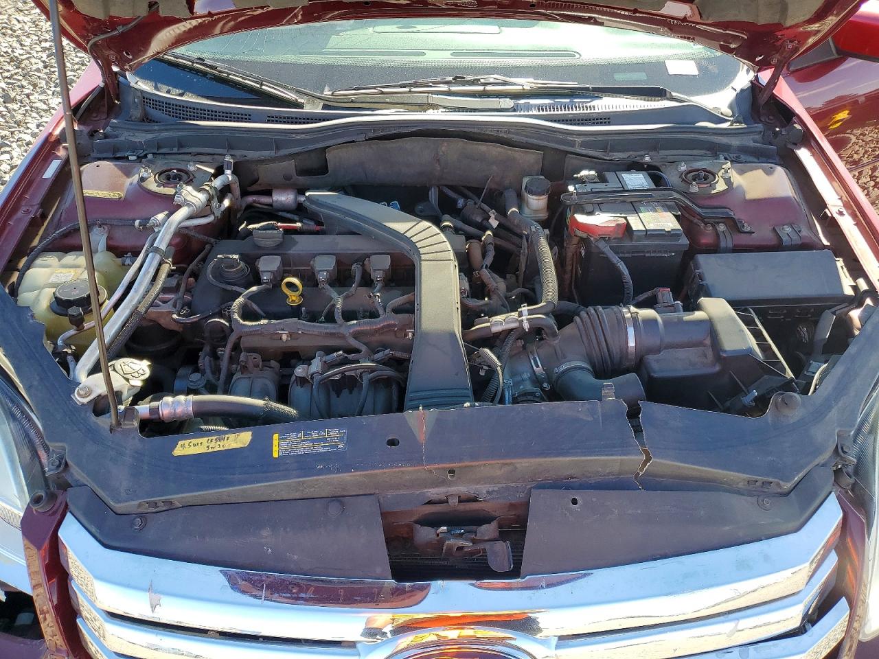 2007 Ford Fusion Se Red vin: 3FAHP07Z27R132826