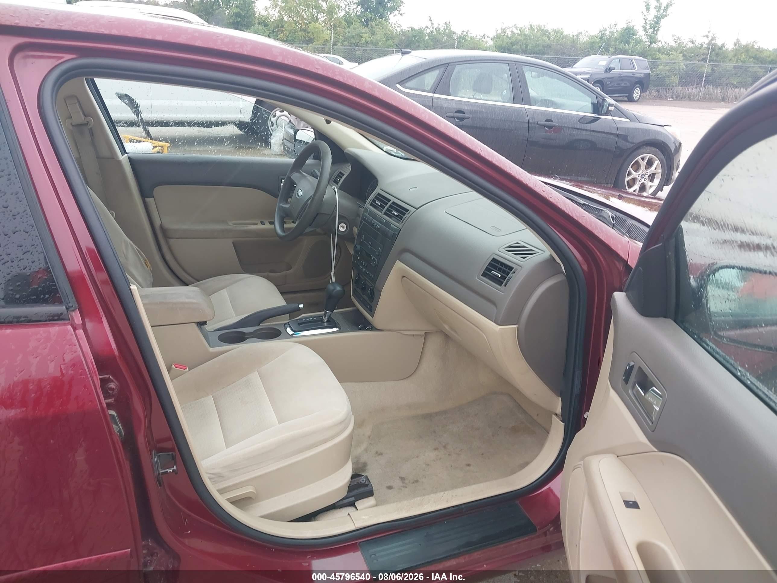 2007 Ford Fusion Se Red vin: 3FAHP07Z27R157001