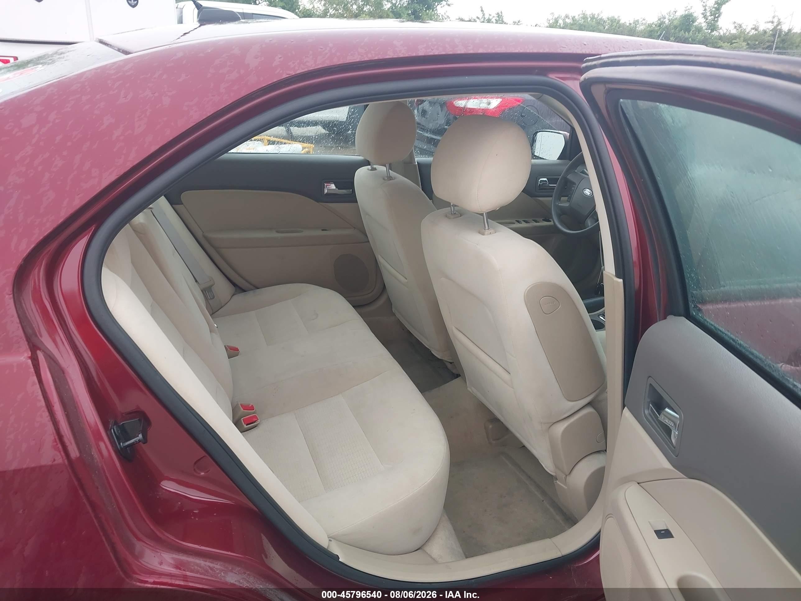 2007 Ford Fusion Se Red vin: 3FAHP07Z27R157001