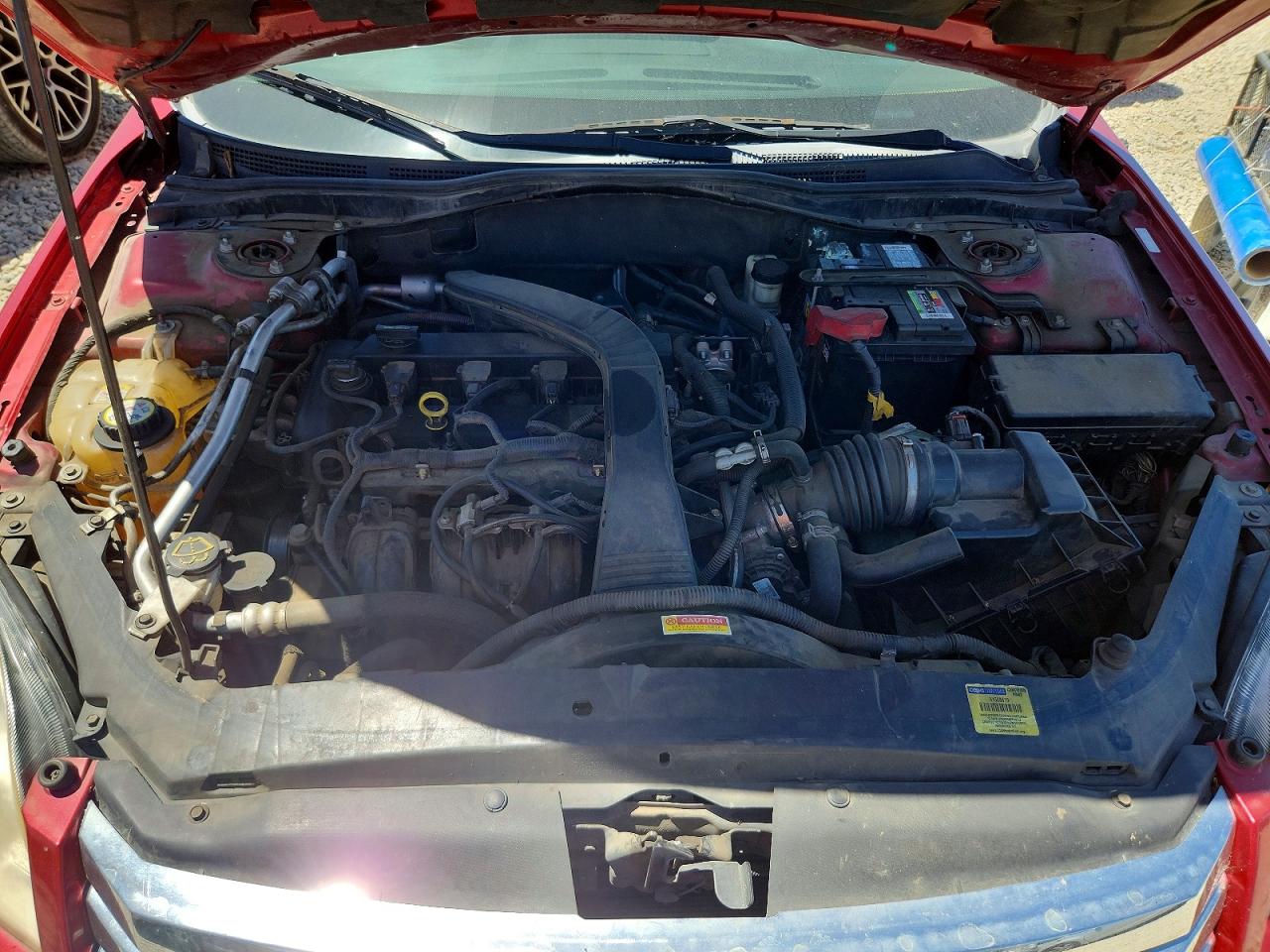2008 Ford Fusion Se Red vin: 3FAHP07Z28R114473