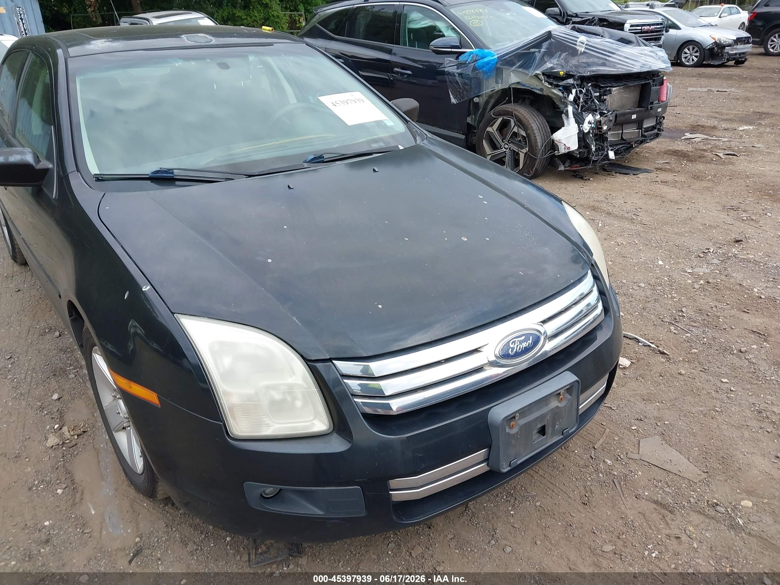 2008 Ford Fusion Se Black vin: 3FAHP07Z28R142029
