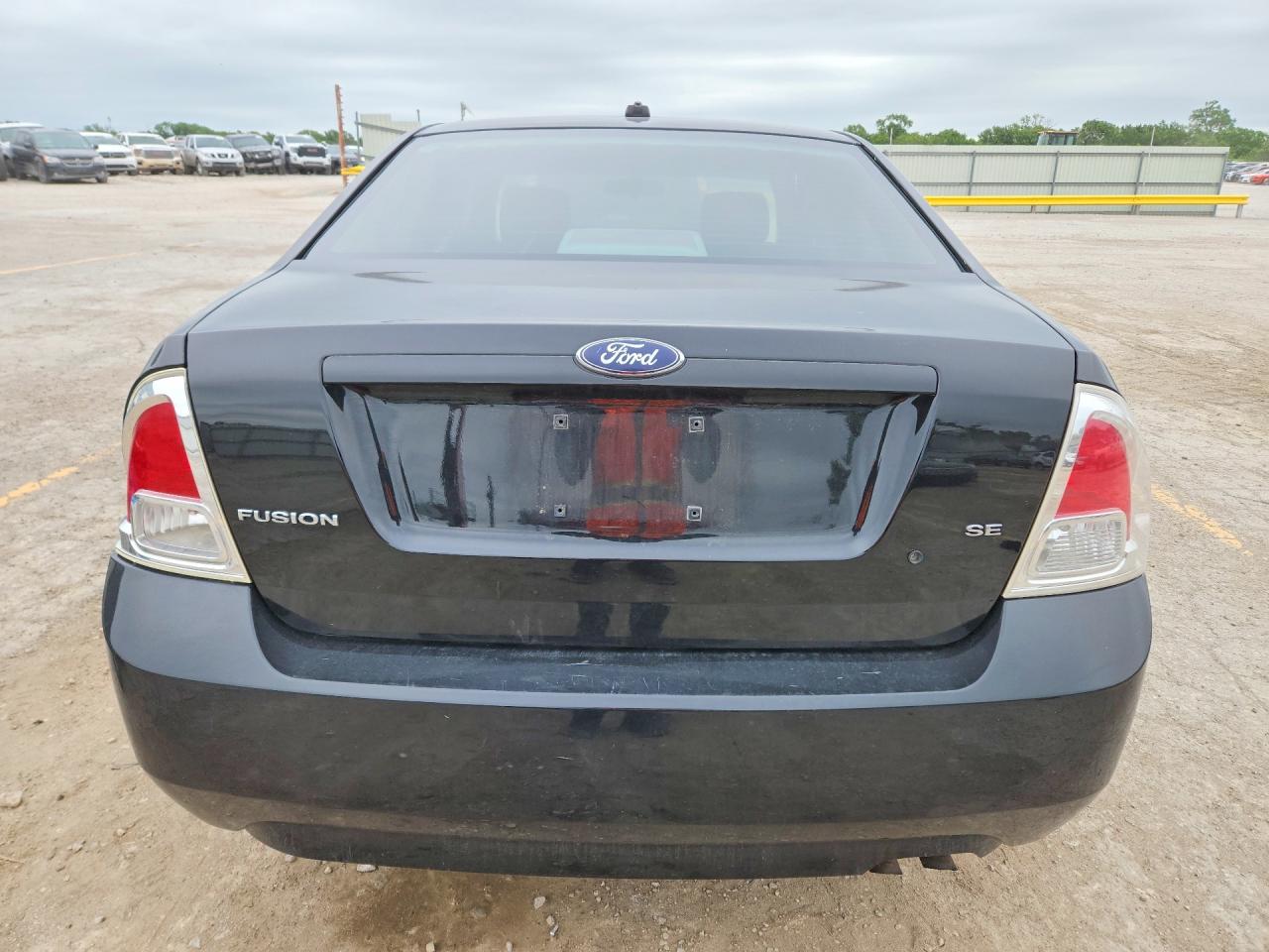 2008 Ford Fusion Se Black vin: 3FAHP07Z28R251249