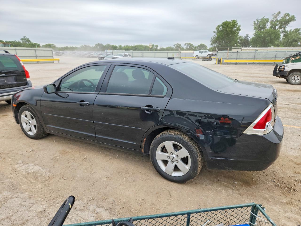 2008 Ford Fusion Se Black vin: 3FAHP07Z28R251249