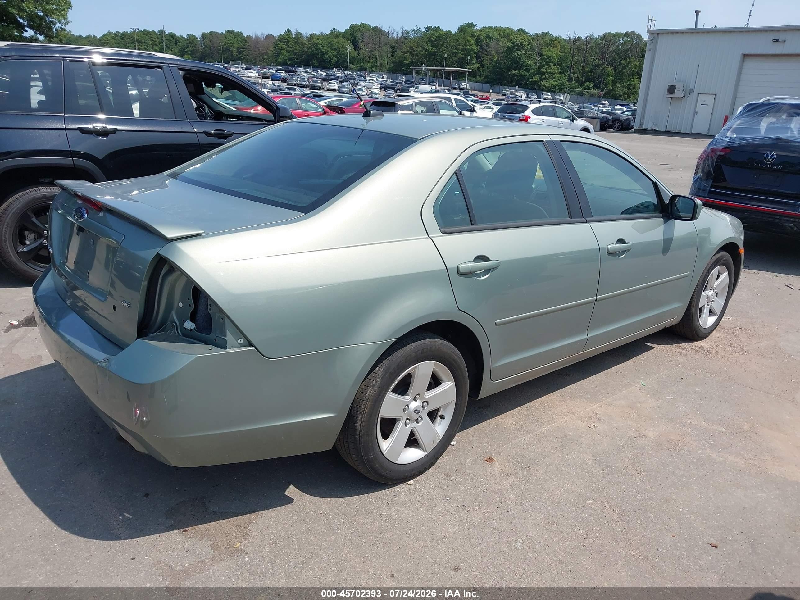 2009 Ford Fusion Se Зеленый vin: 3FAHP07Z29R142369