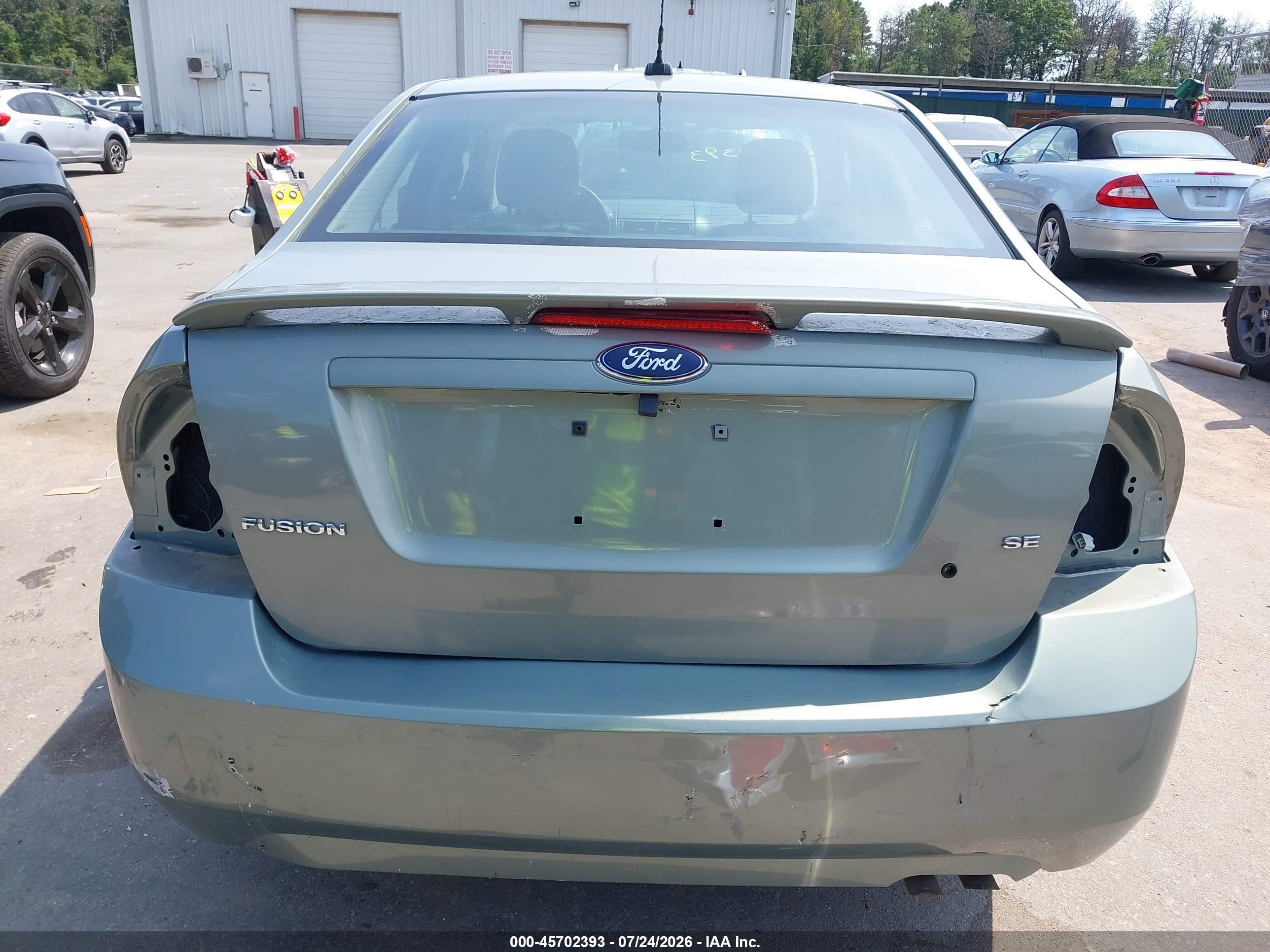 2009 Ford Fusion Se Зеленый vin: 3FAHP07Z29R142369