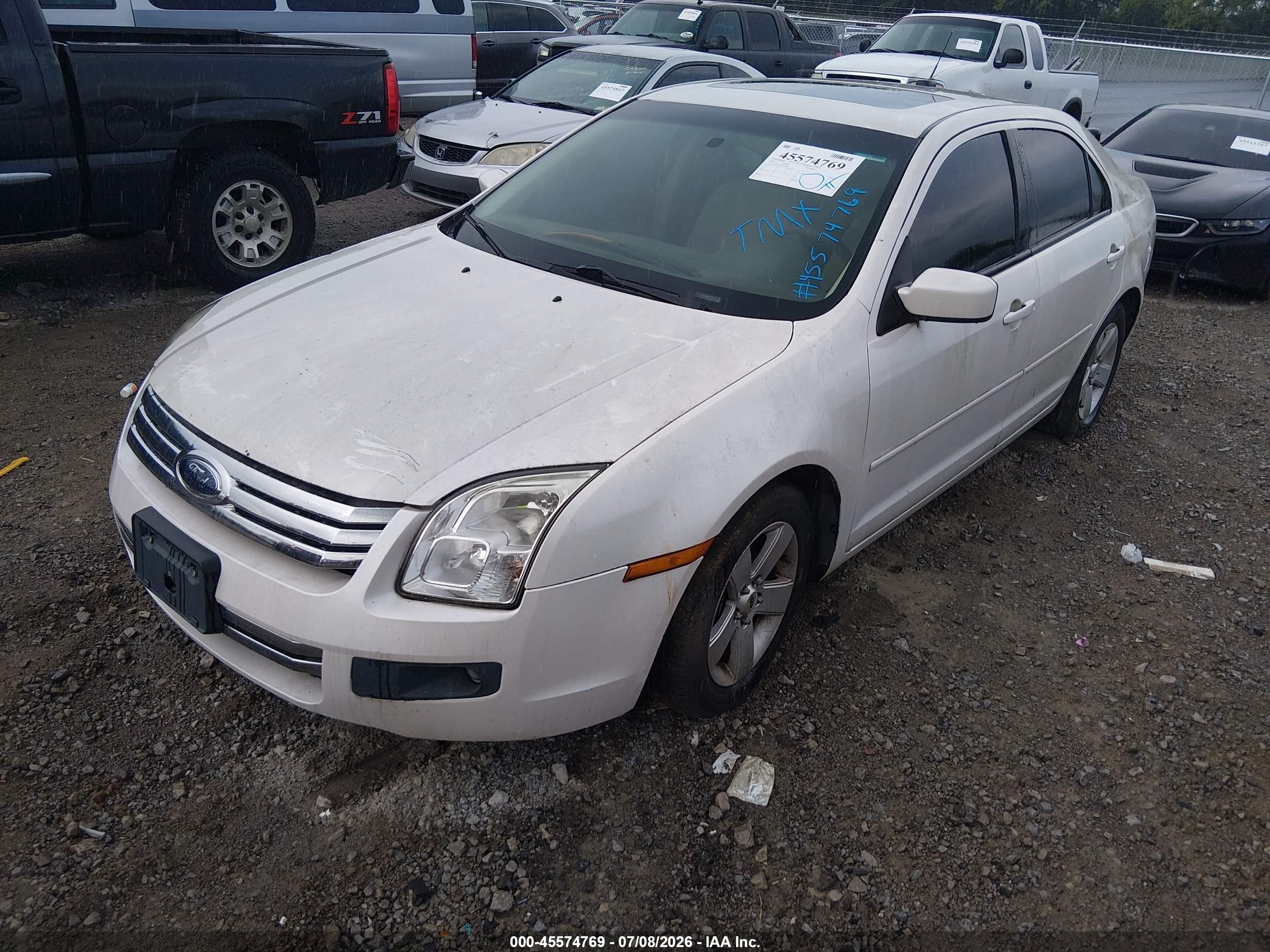 2009 Ford Fusion Se White vin: 3FAHP07Z29R148088