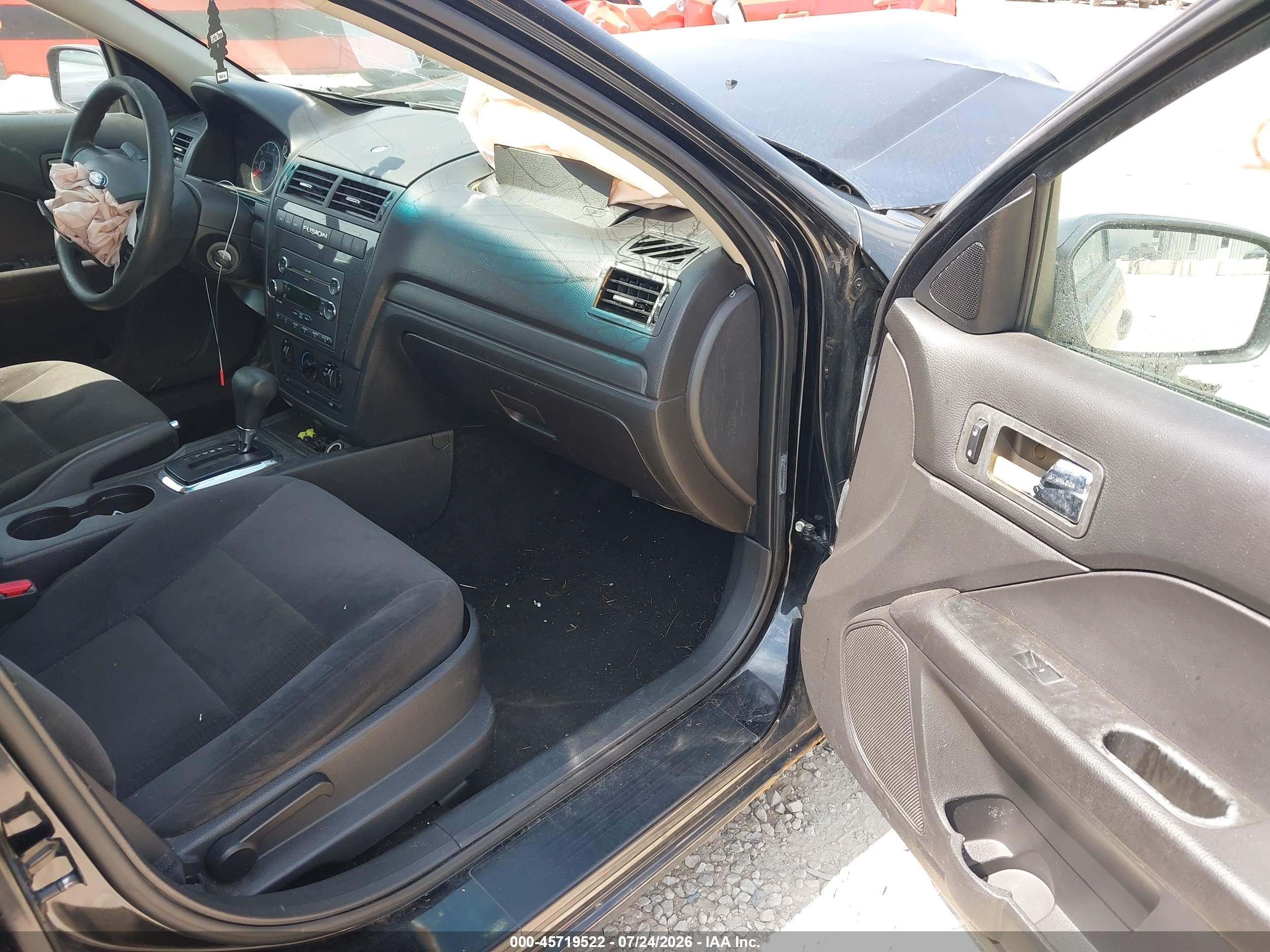 2009 Ford Fusion Se Black vin: 3FAHP07Z29R161875