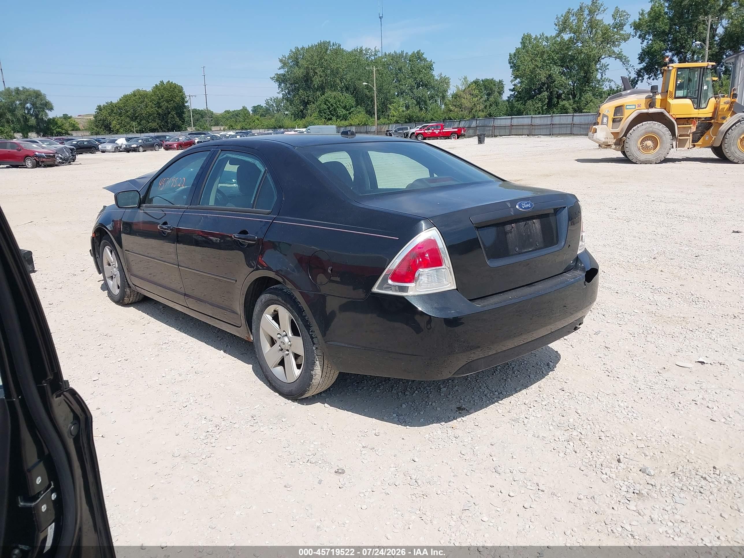 2009 Ford Fusion Se Black vin: 3FAHP07Z29R161875