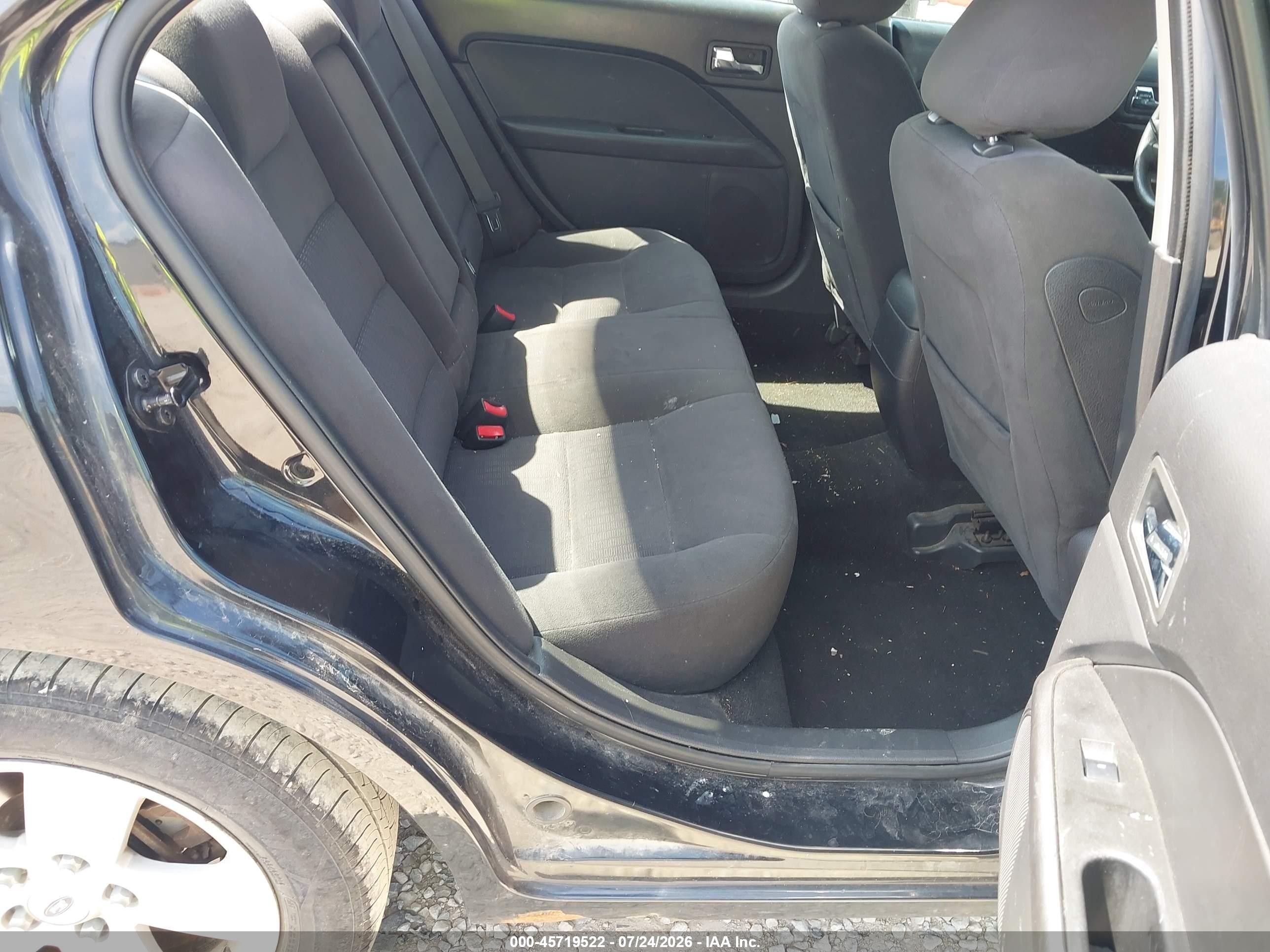 2009 Ford Fusion Se Black vin: 3FAHP07Z29R161875