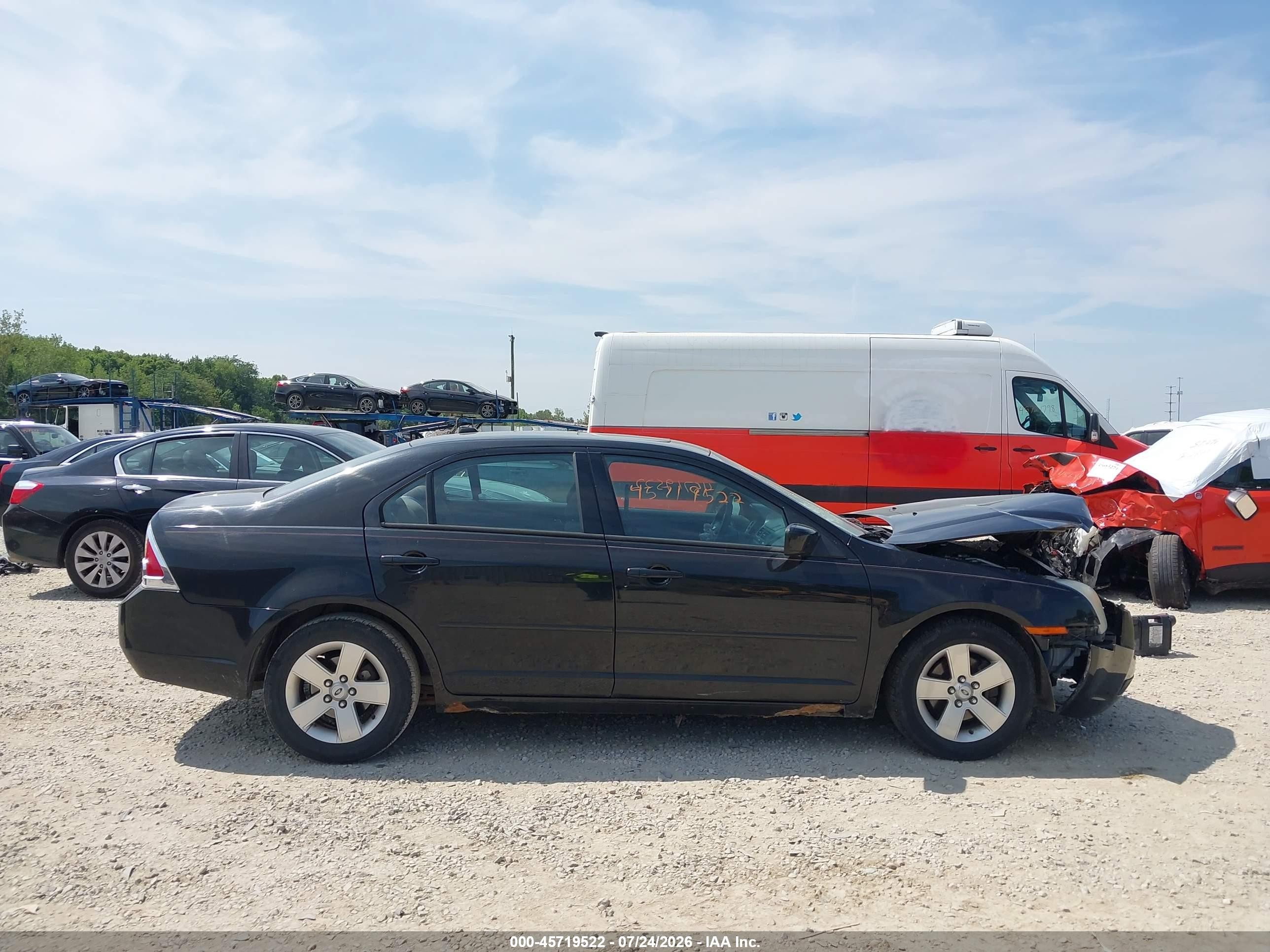 2009 Ford Fusion Se Black vin: 3FAHP07Z29R161875