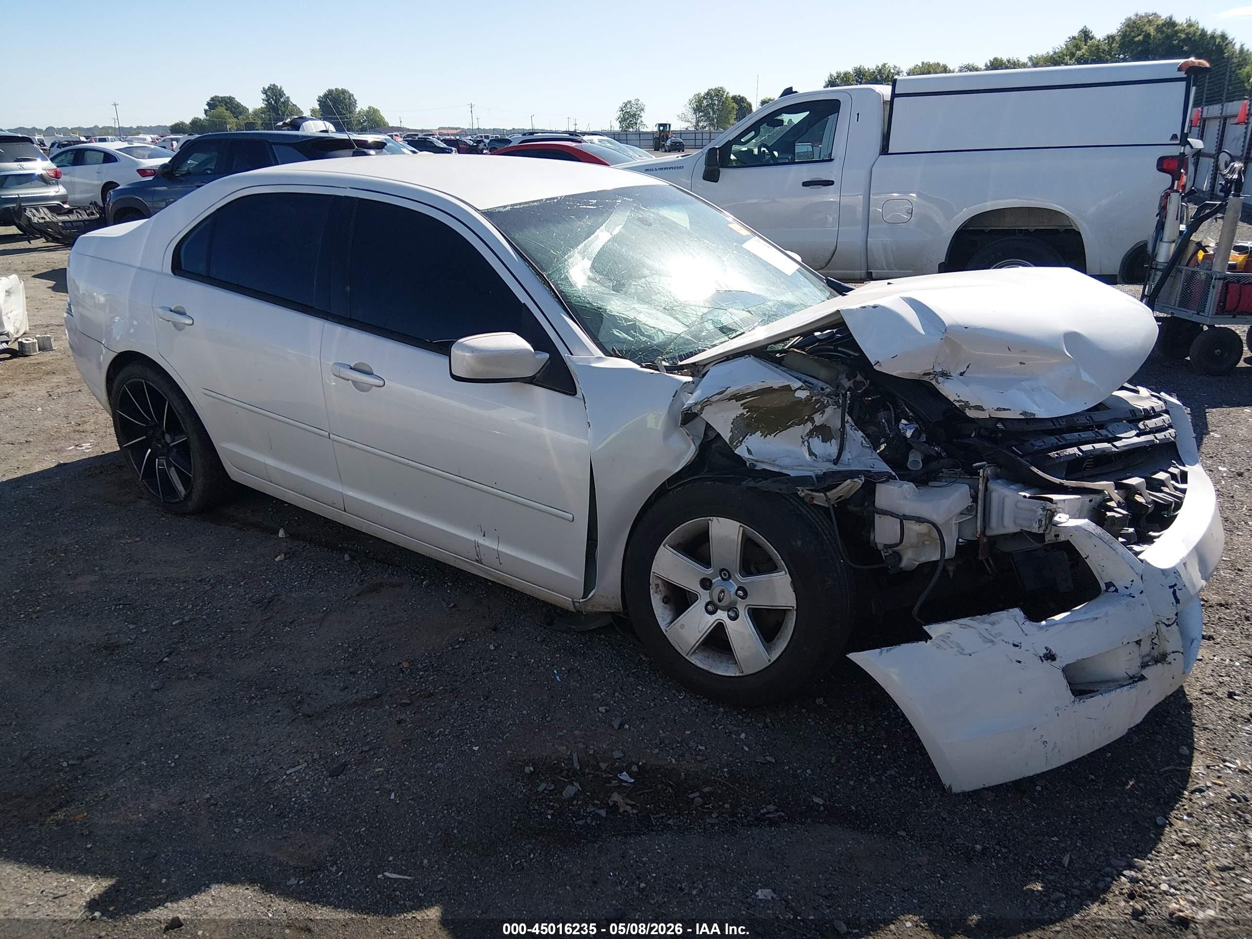 2009 Ford Fusion Se White vin: 3FAHP07Z29R164422