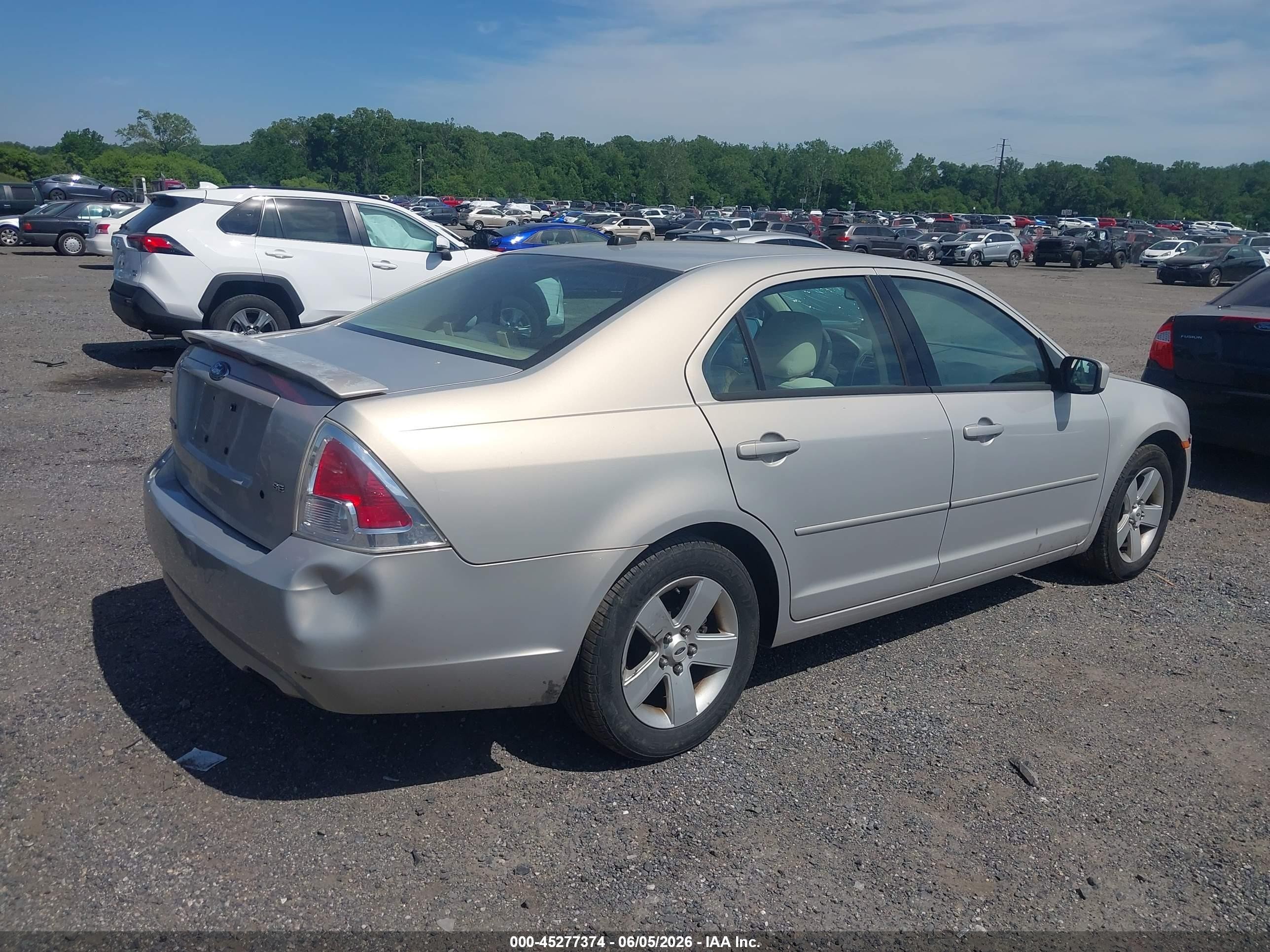 2009 Ford Fusion Se Beige vin: 3FAHP07Z29R179874