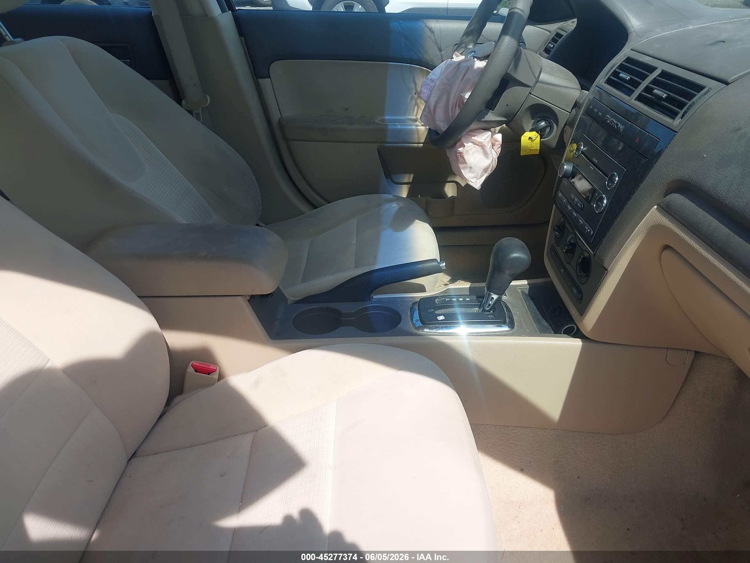 2009 Ford Fusion Se Beige vin: 3FAHP07Z29R179874