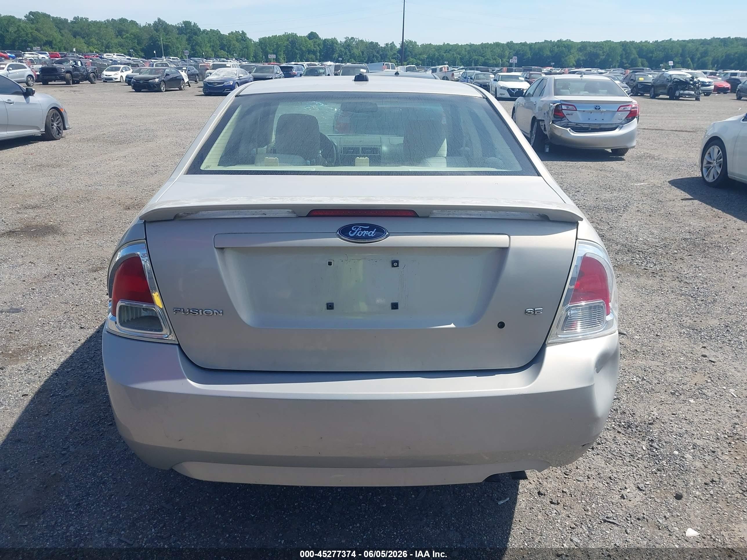 2009 Ford Fusion Se Beige vin: 3FAHP07Z29R179874