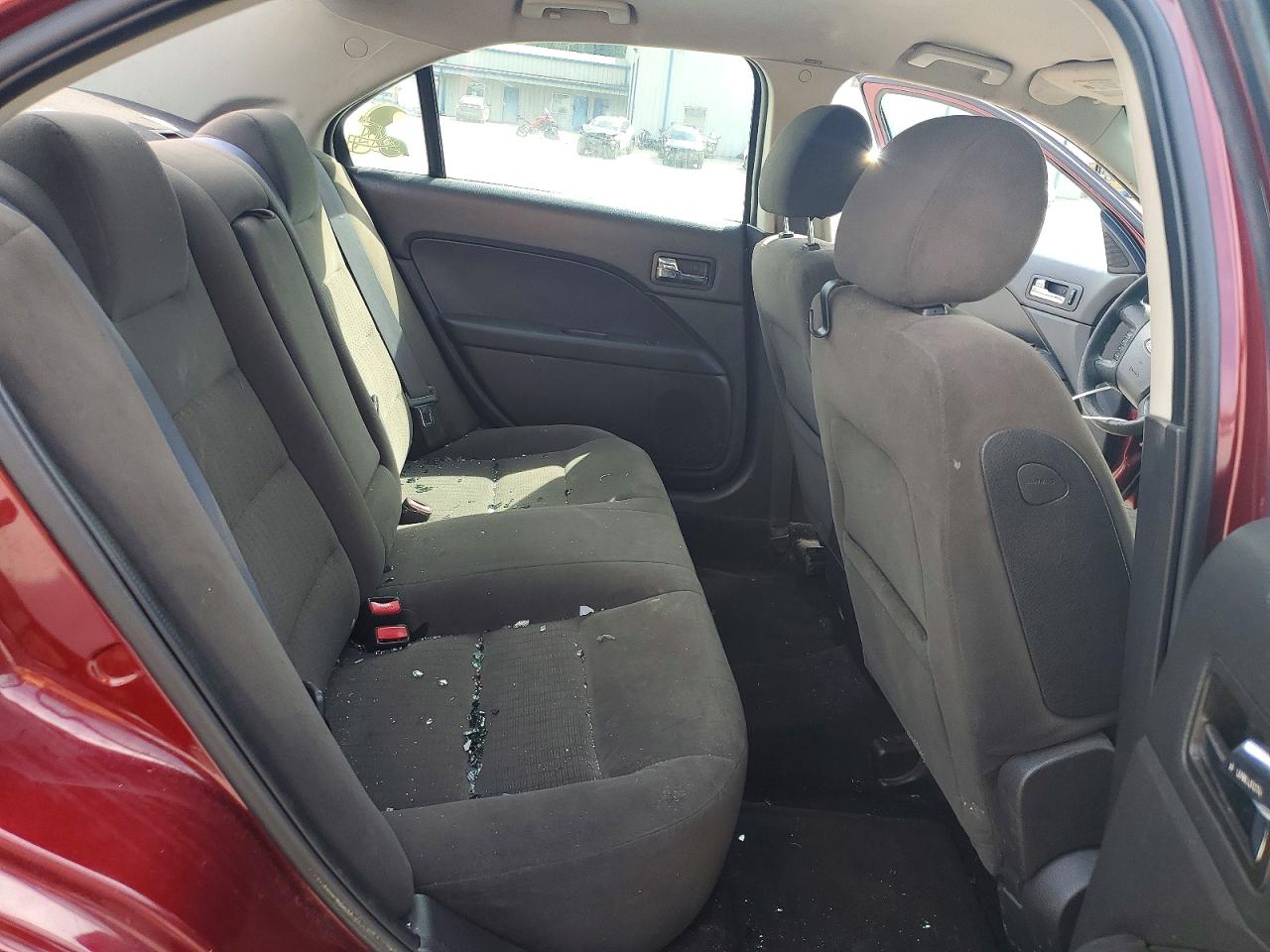 2007 Ford Fusion Se Burgundy vin: 3FAHP07Z37R152227