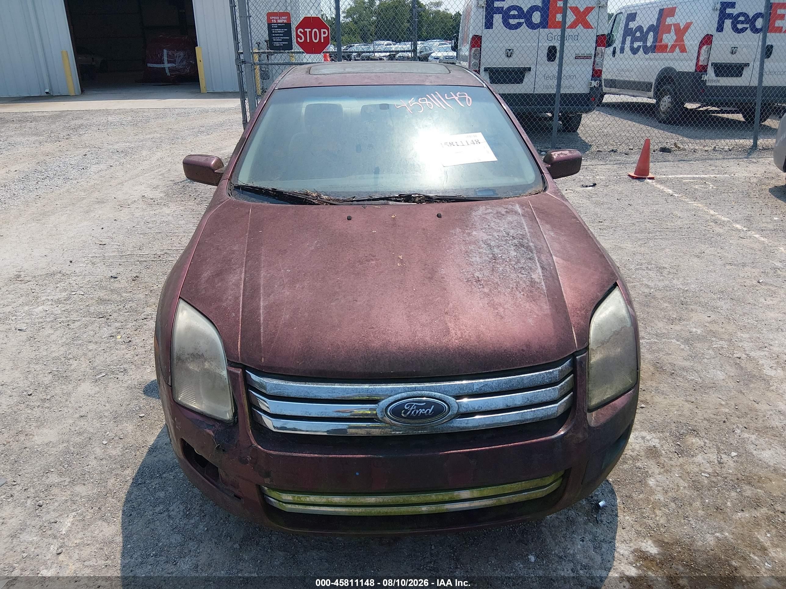 2007 Ford Fusion Se Maroon vin: 3FAHP07Z37R153488