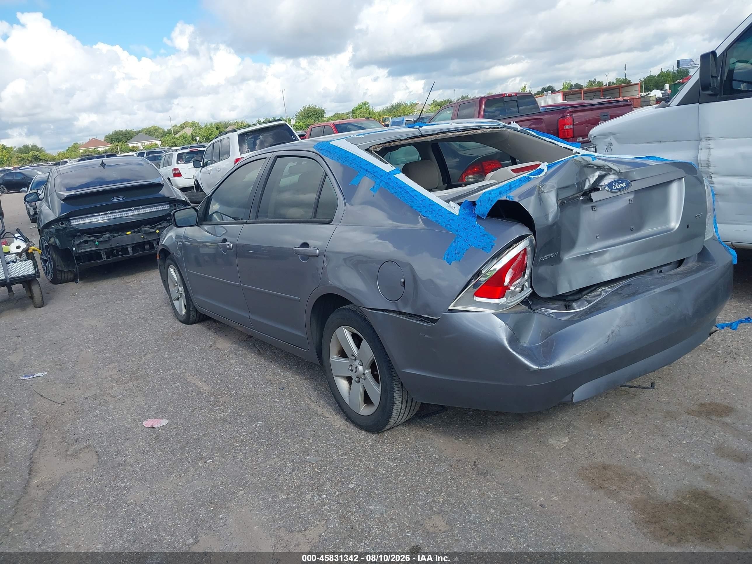 2007 Ford Fusion Se Silver vin: 3FAHP07Z37R188256