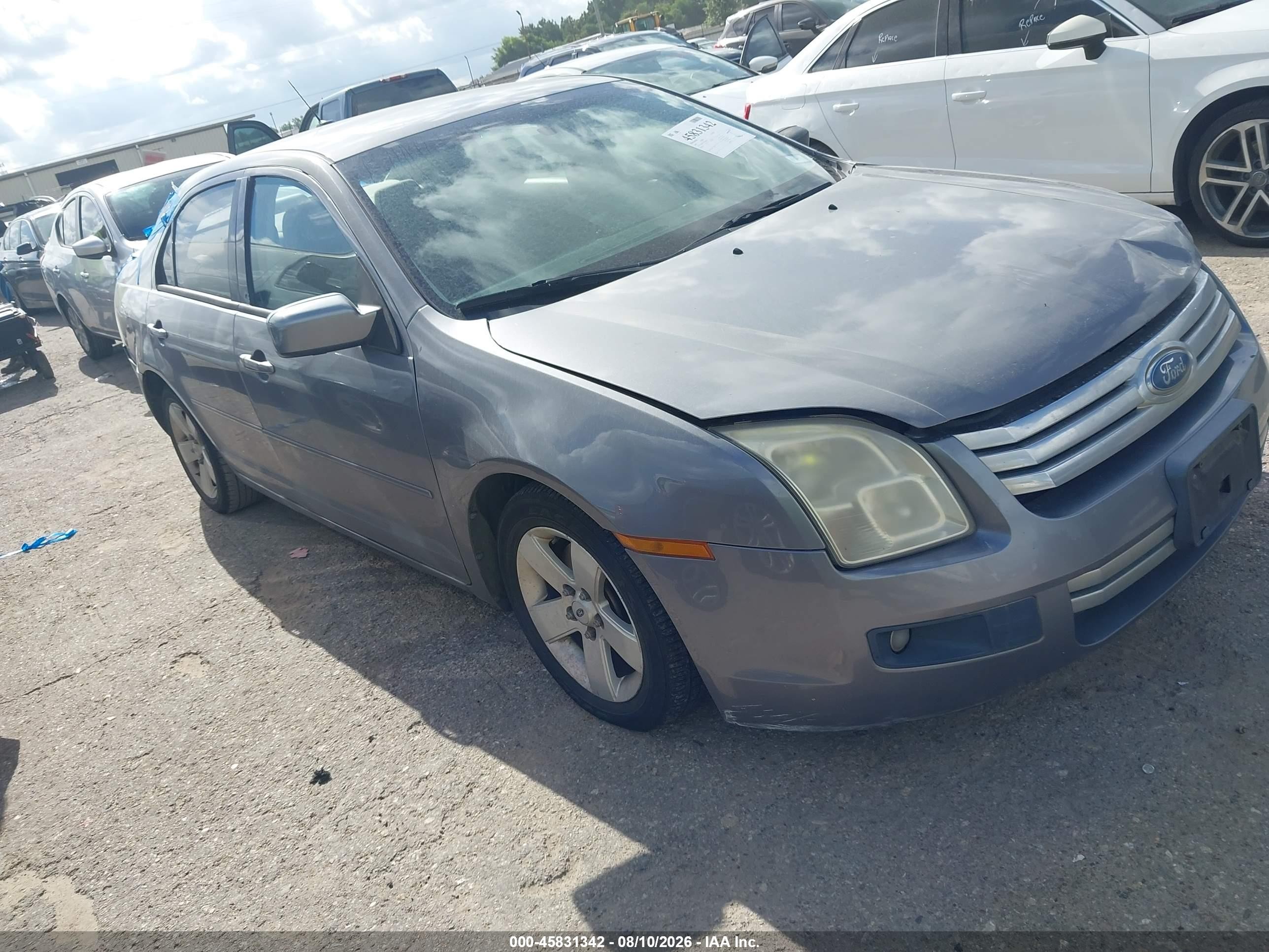 2007 Ford Fusion Se Silver vin: 3FAHP07Z37R188256