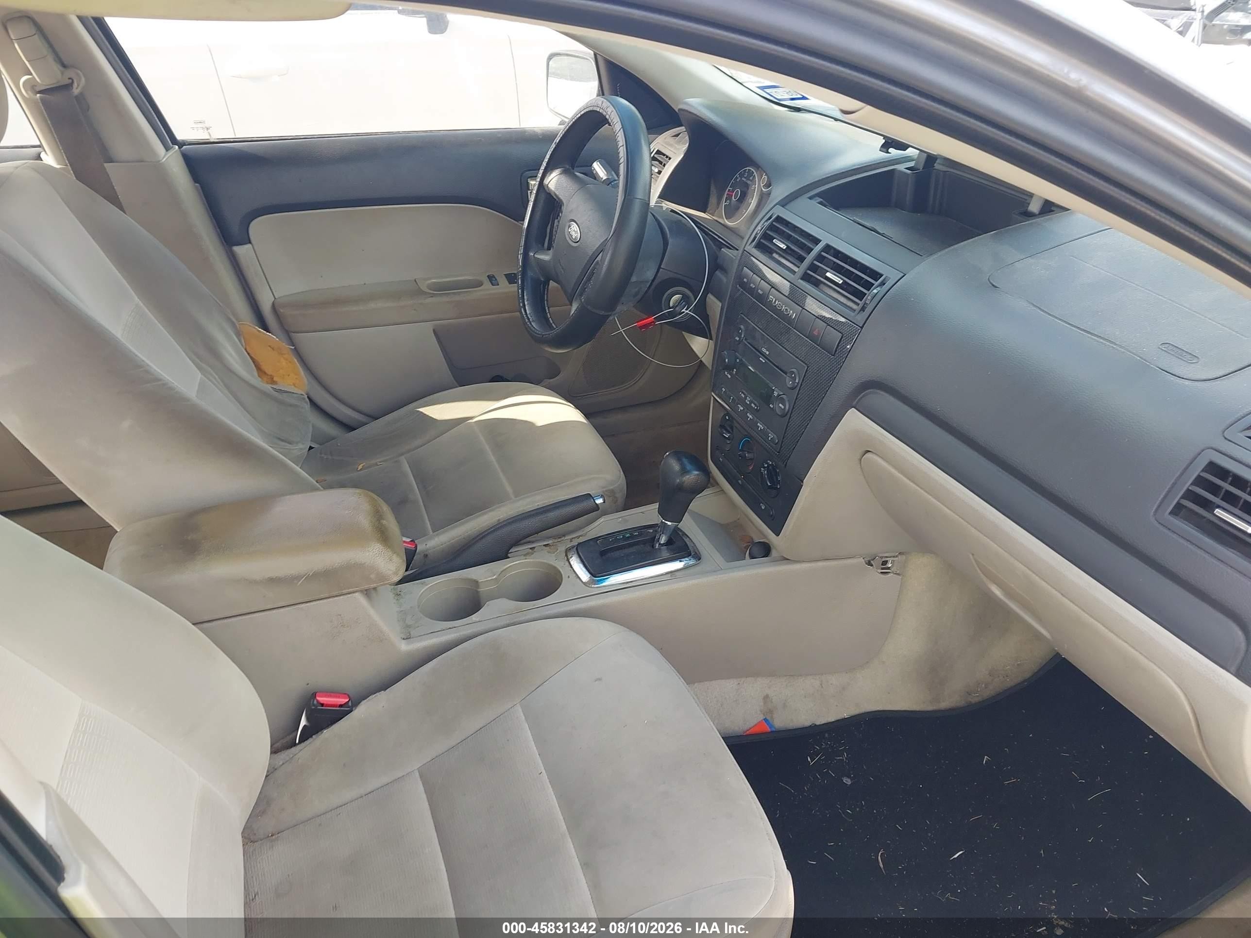 2007 Ford Fusion Se Silver vin: 3FAHP07Z37R188256