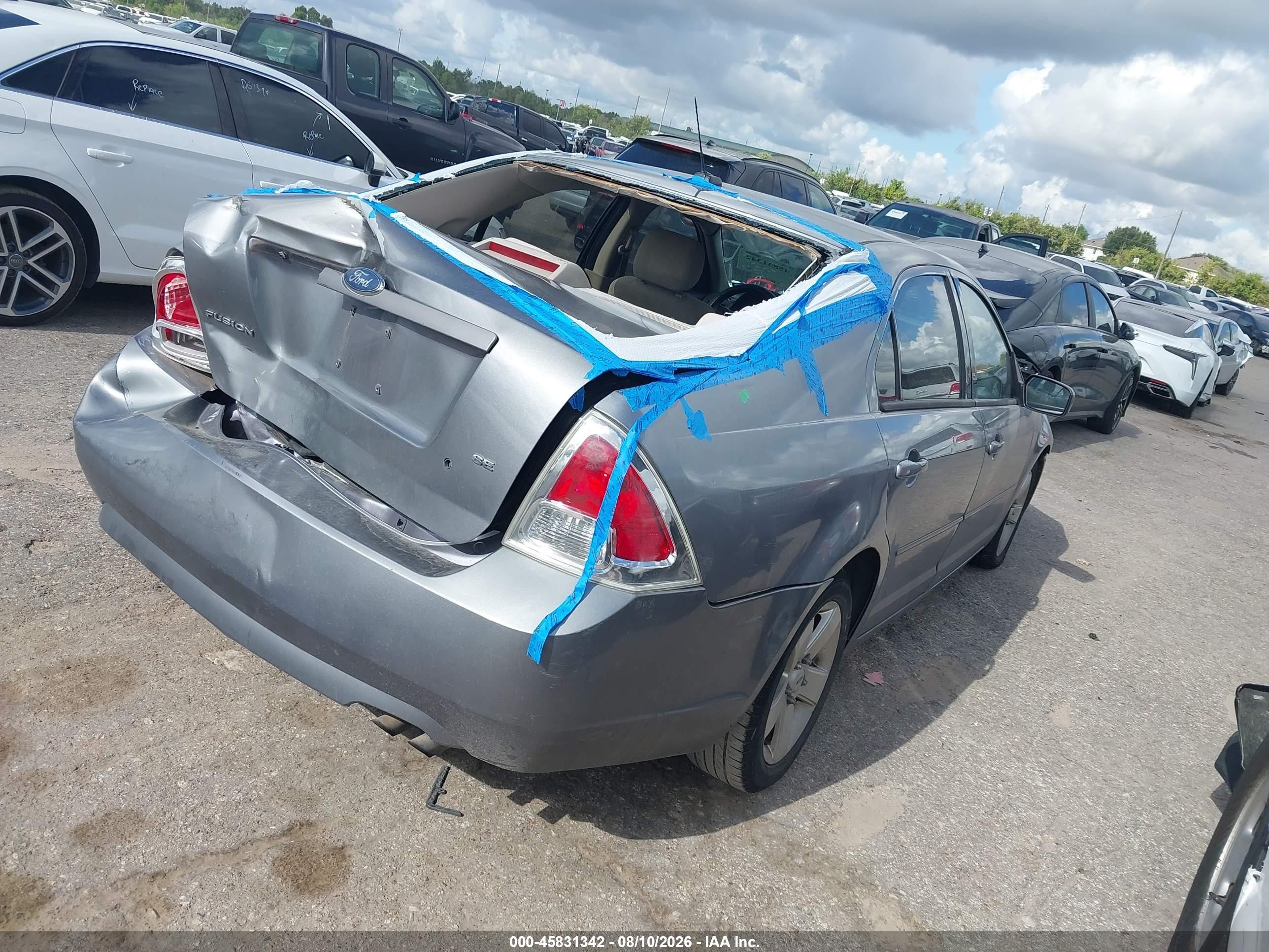 2007 Ford Fusion Se Silver vin: 3FAHP07Z37R188256