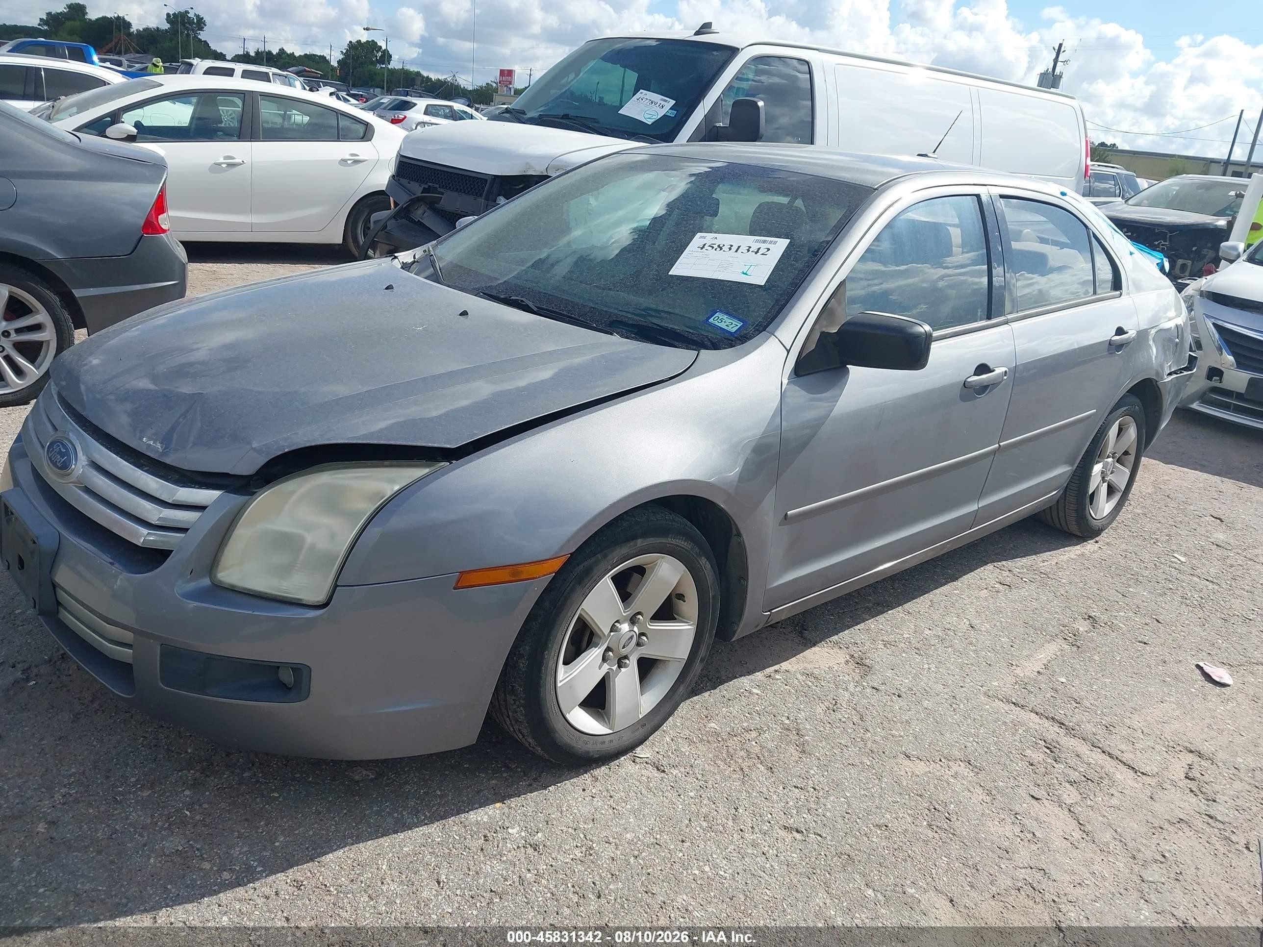 2007 Ford Fusion Se Silver vin: 3FAHP07Z37R188256