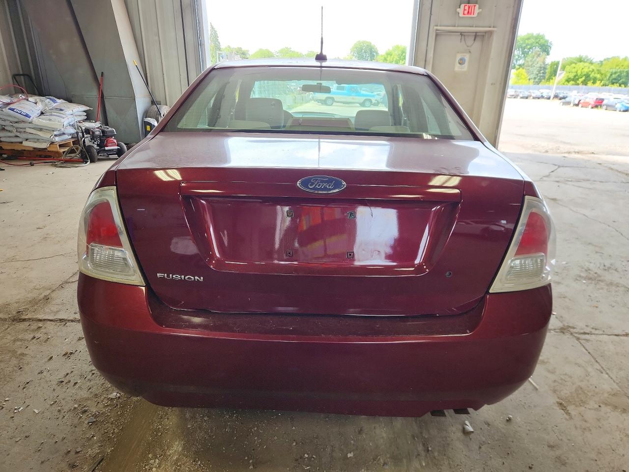 2007 Ford Fusion Se Red vin: 3FAHP07Z37R249072