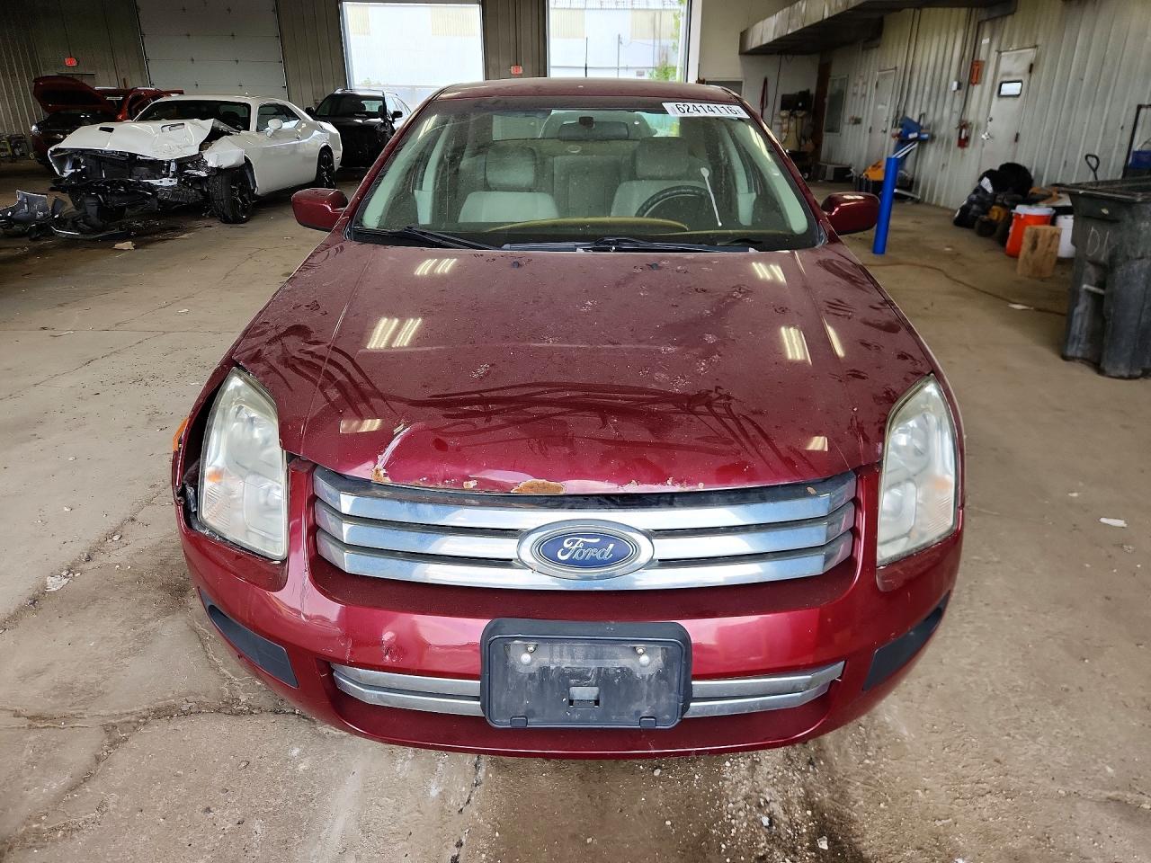2007 Ford Fusion Se Red vin: 3FAHP07Z37R249072