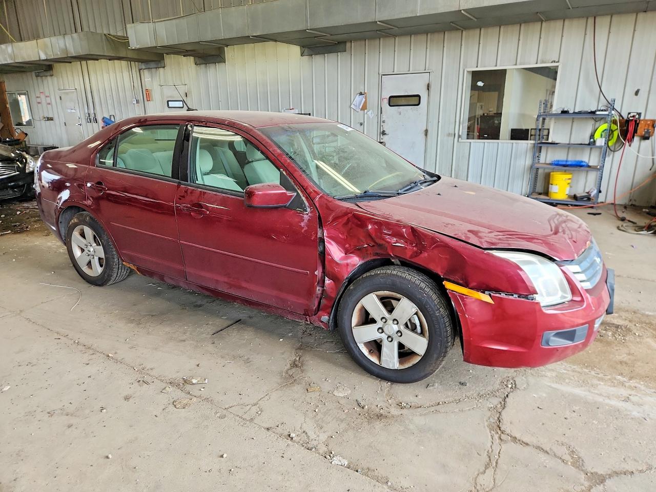 2007 Ford Fusion Se Red vin: 3FAHP07Z37R249072