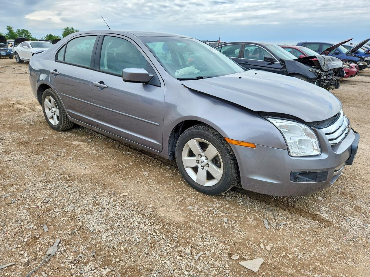2007 Ford Fusion Se Gray vin: 3FAHP07Z37R261562