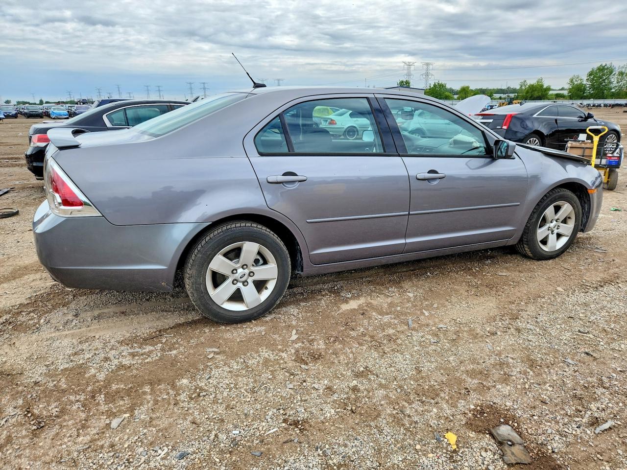 2007 Ford Fusion Se Gray vin: 3FAHP07Z37R261562