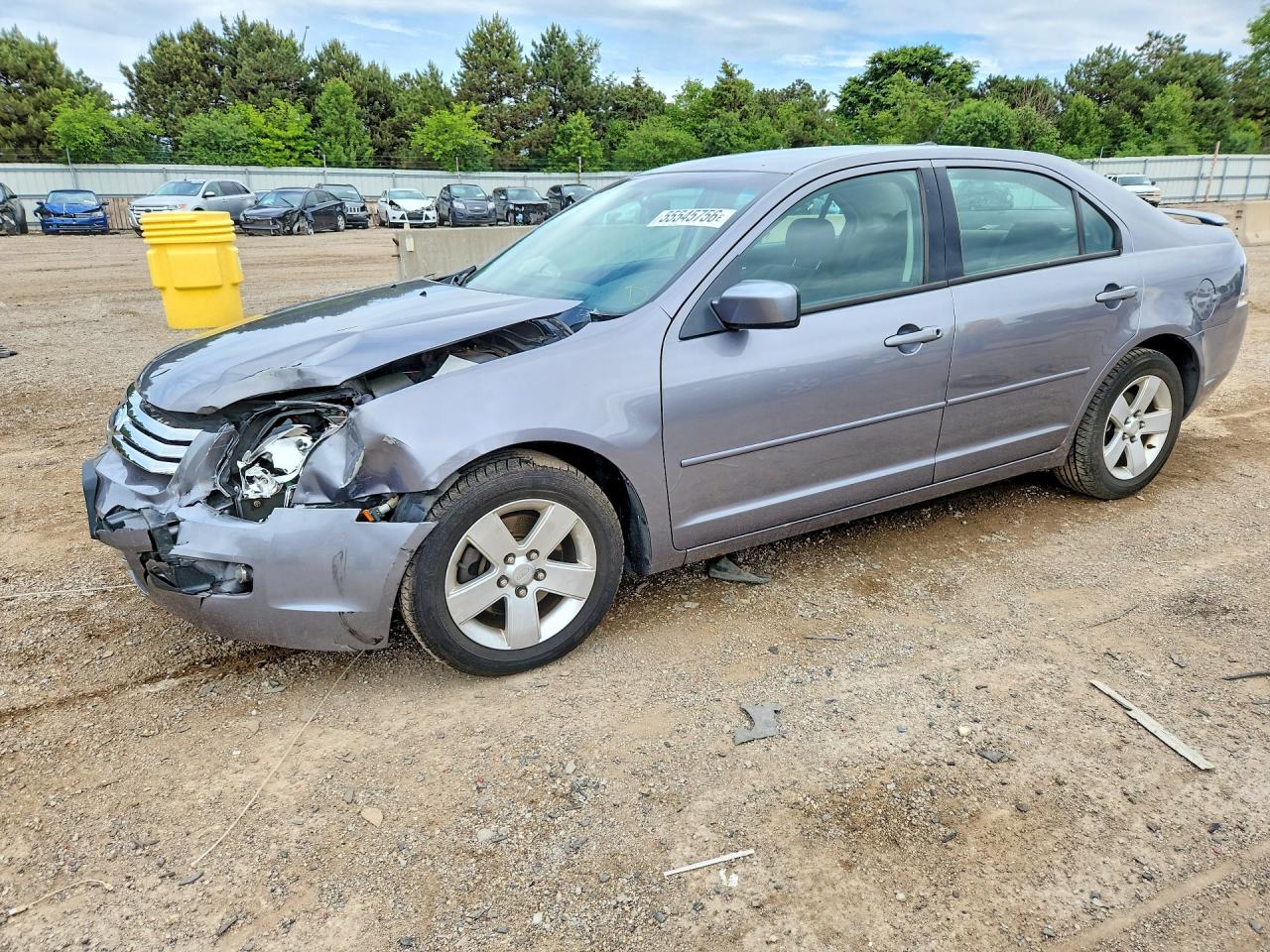 2007 Ford Fusion Se Gray vin: 3FAHP07Z37R261562