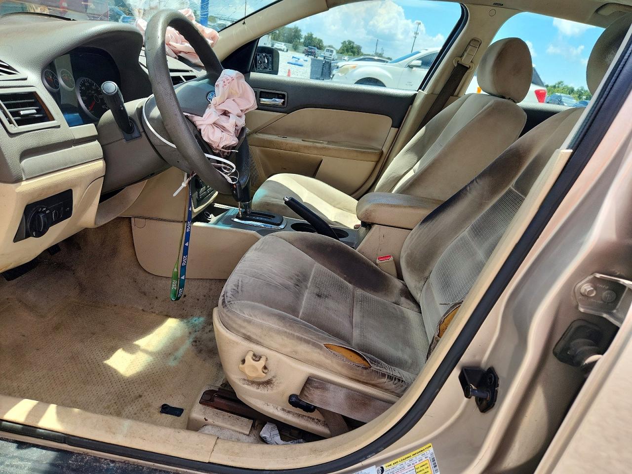 2007 Ford Fusion Se Tan vin: 3FAHP07Z37R276580