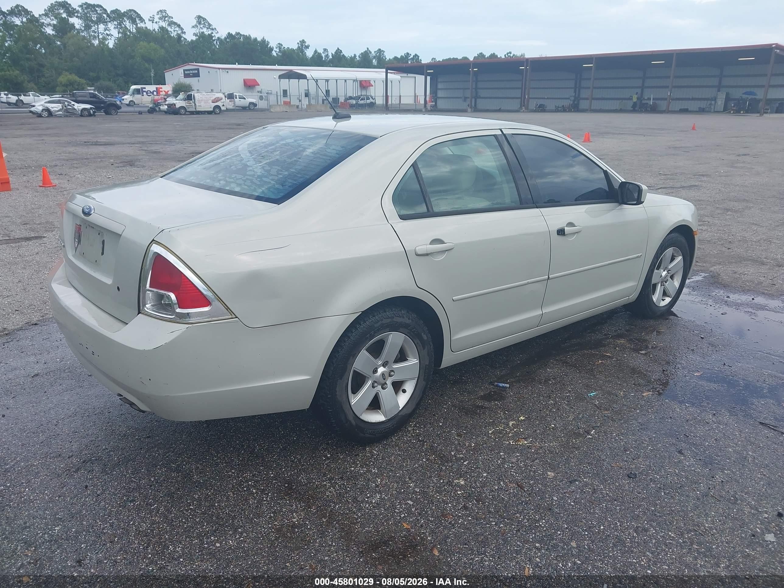 2008 Ford Fusion Se Beige vin: 3FAHP07Z38R197802