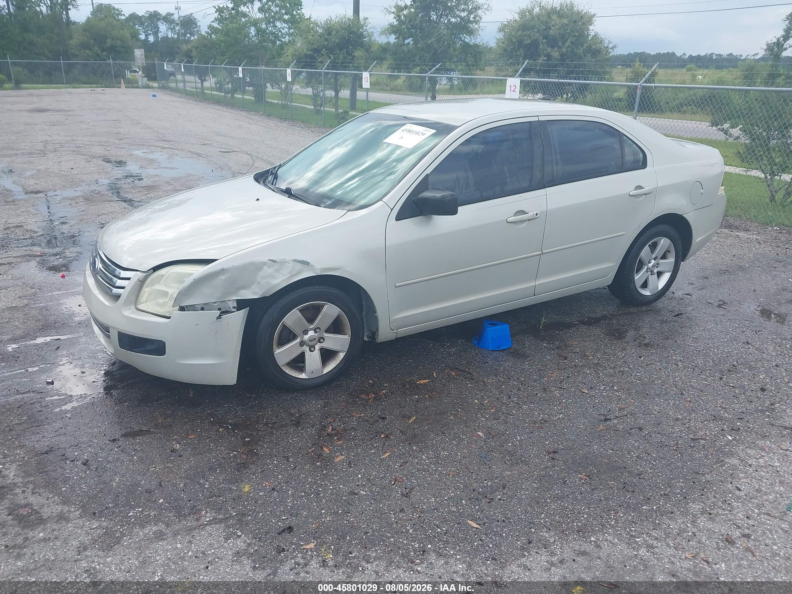 2008 Ford Fusion Se Beige vin: 3FAHP07Z38R197802
