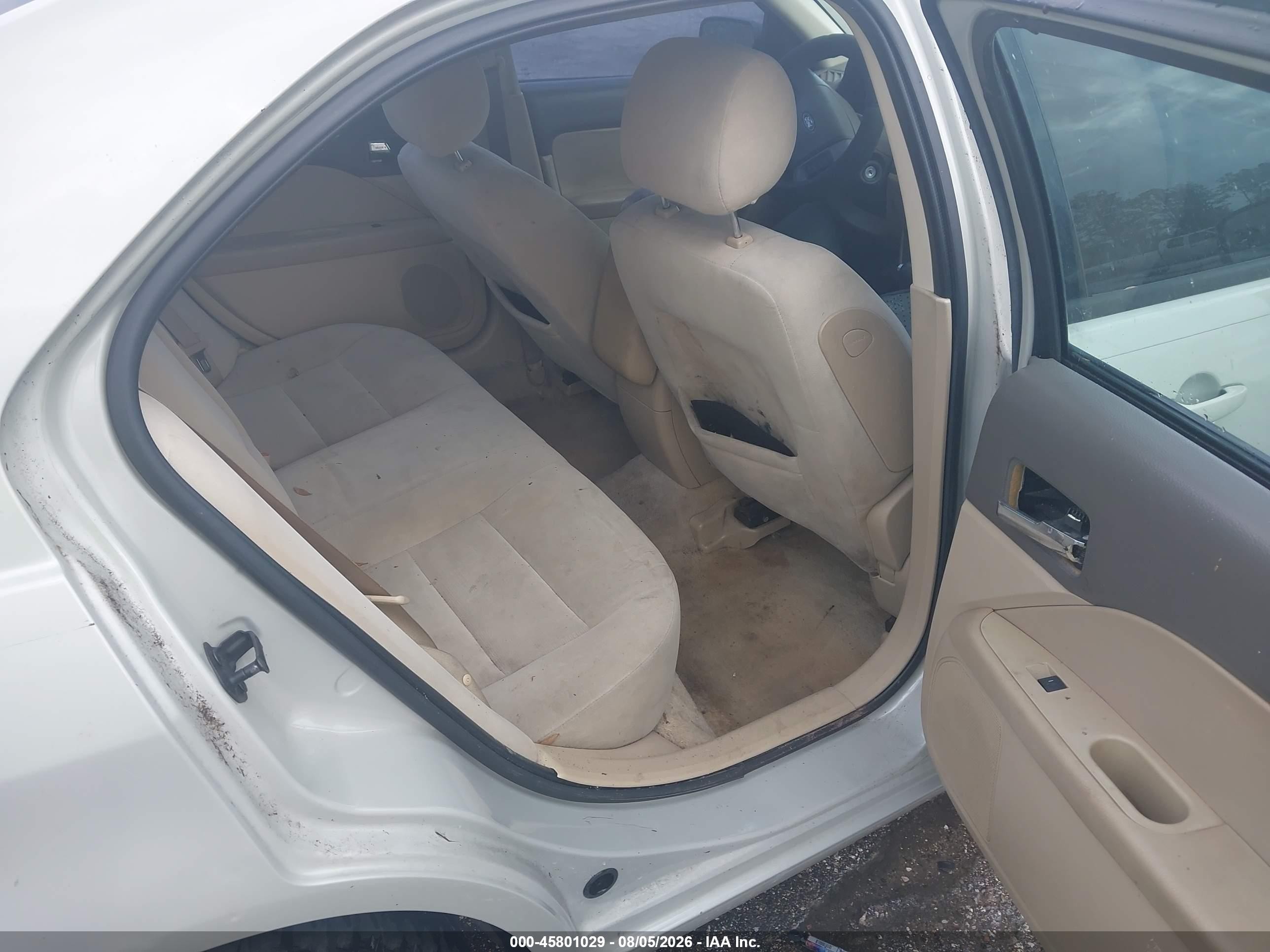 2008 Ford Fusion Se Beige vin: 3FAHP07Z38R197802