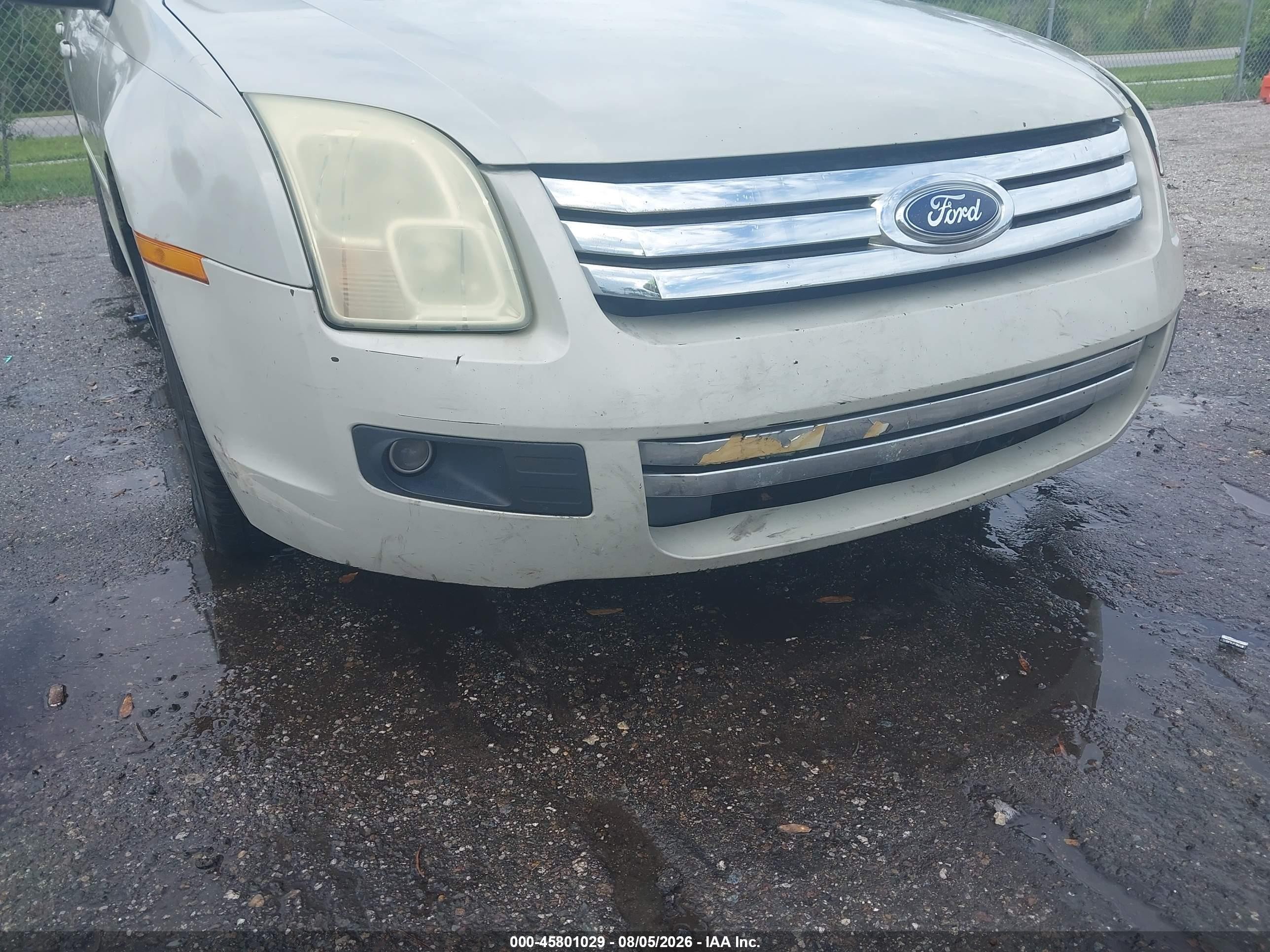 2008 Ford Fusion Se Beige vin: 3FAHP07Z38R197802