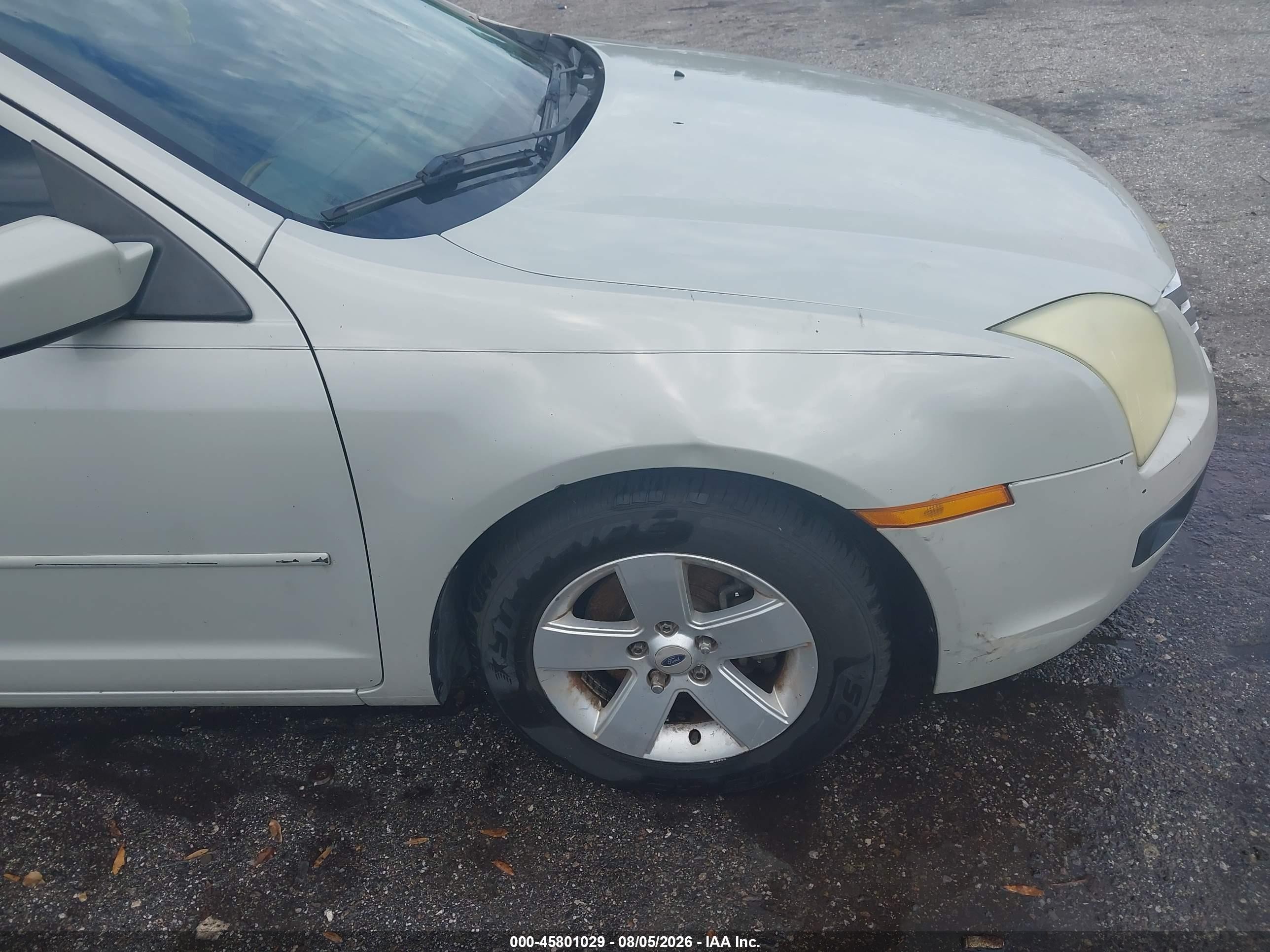 2008 Ford Fusion Se Beige vin: 3FAHP07Z38R197802
