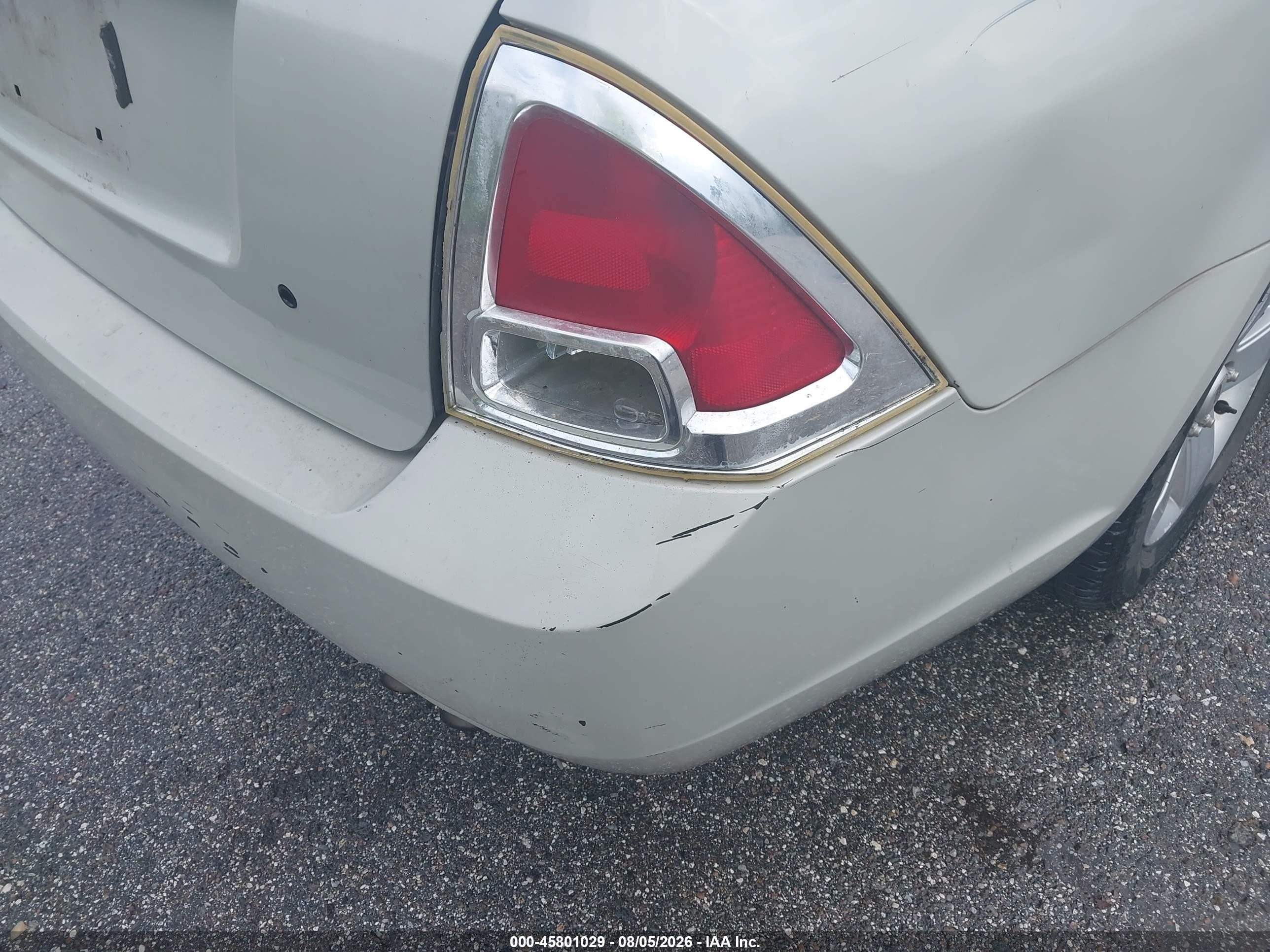 2008 Ford Fusion Se Beige vin: 3FAHP07Z38R197802