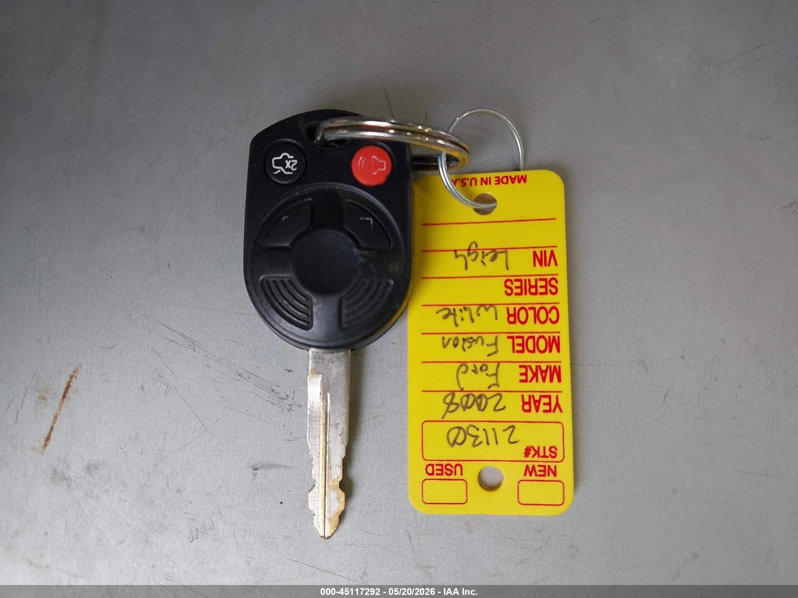 2008 Ford Fusion Se White vin: 3FAHP07Z38R221130