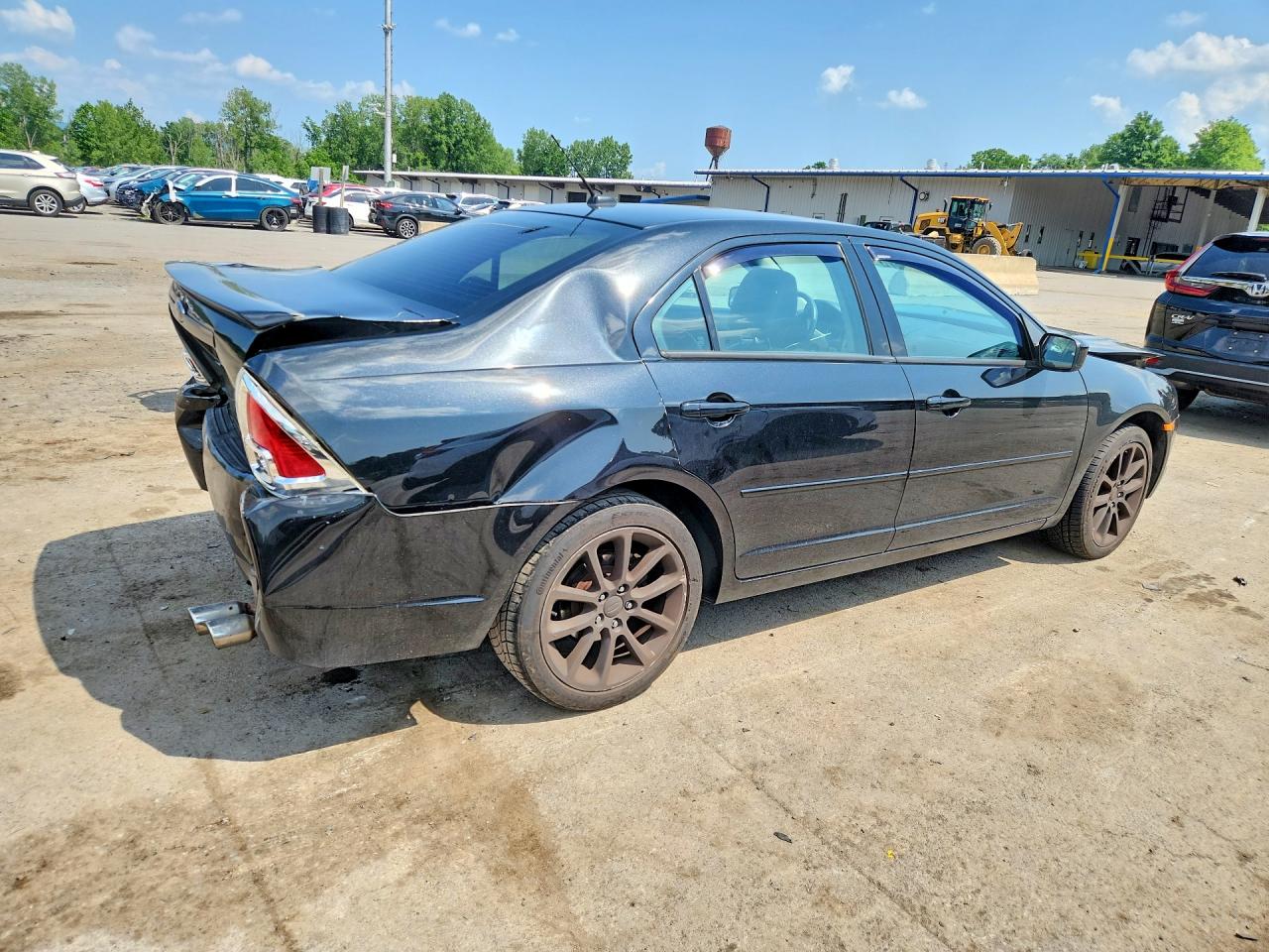2009 Ford Fusion Se Black vin: 3FAHP07Z39R117335